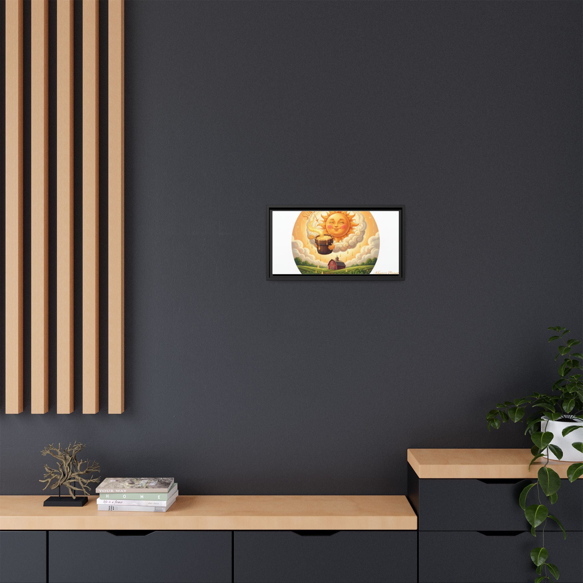 Sun Drip-Framed Matte Picture