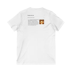 Hyperdimensional Portal-Unisex Jersey Short Sleeve V-Neck Tee