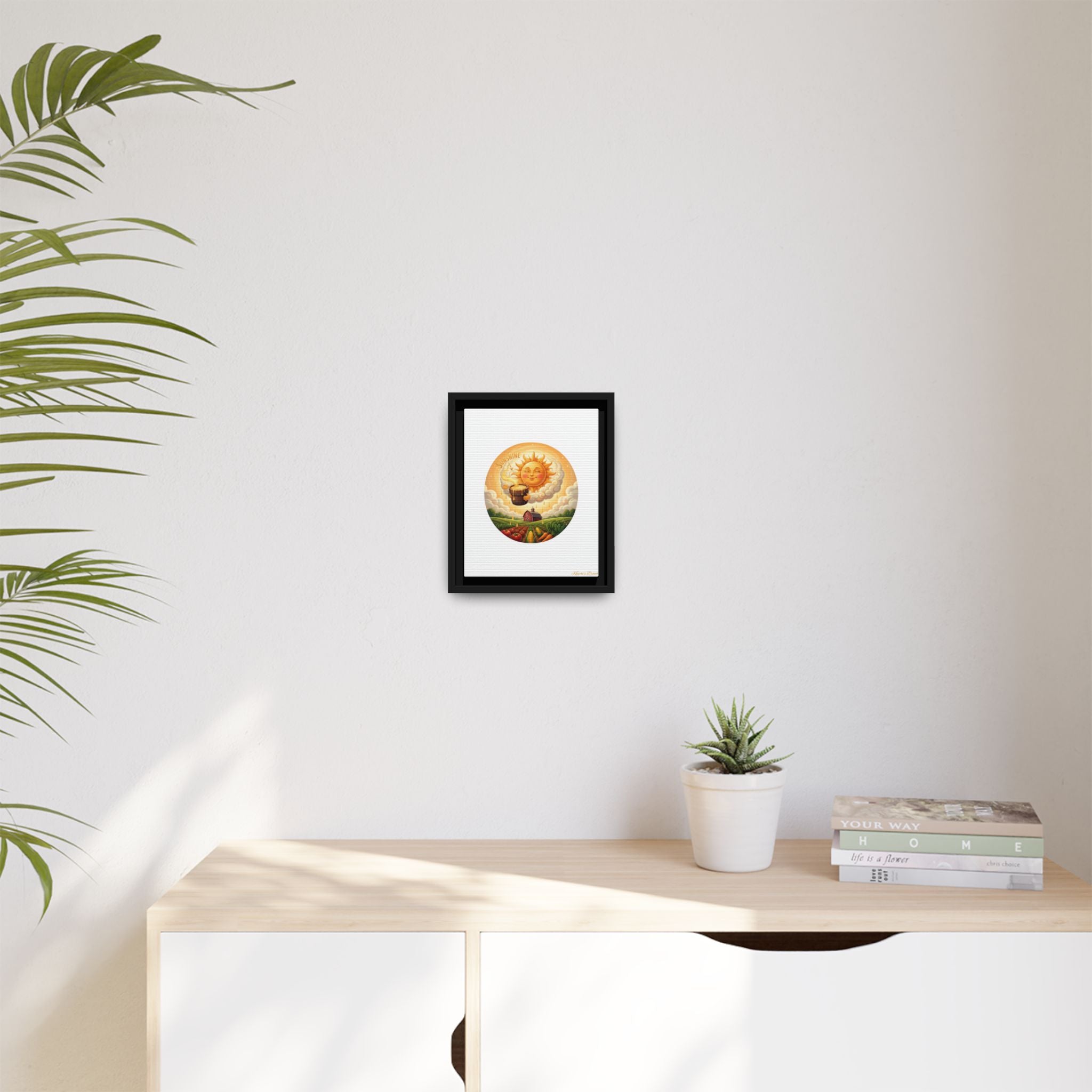 Sun Drip-Framed Matte Picture