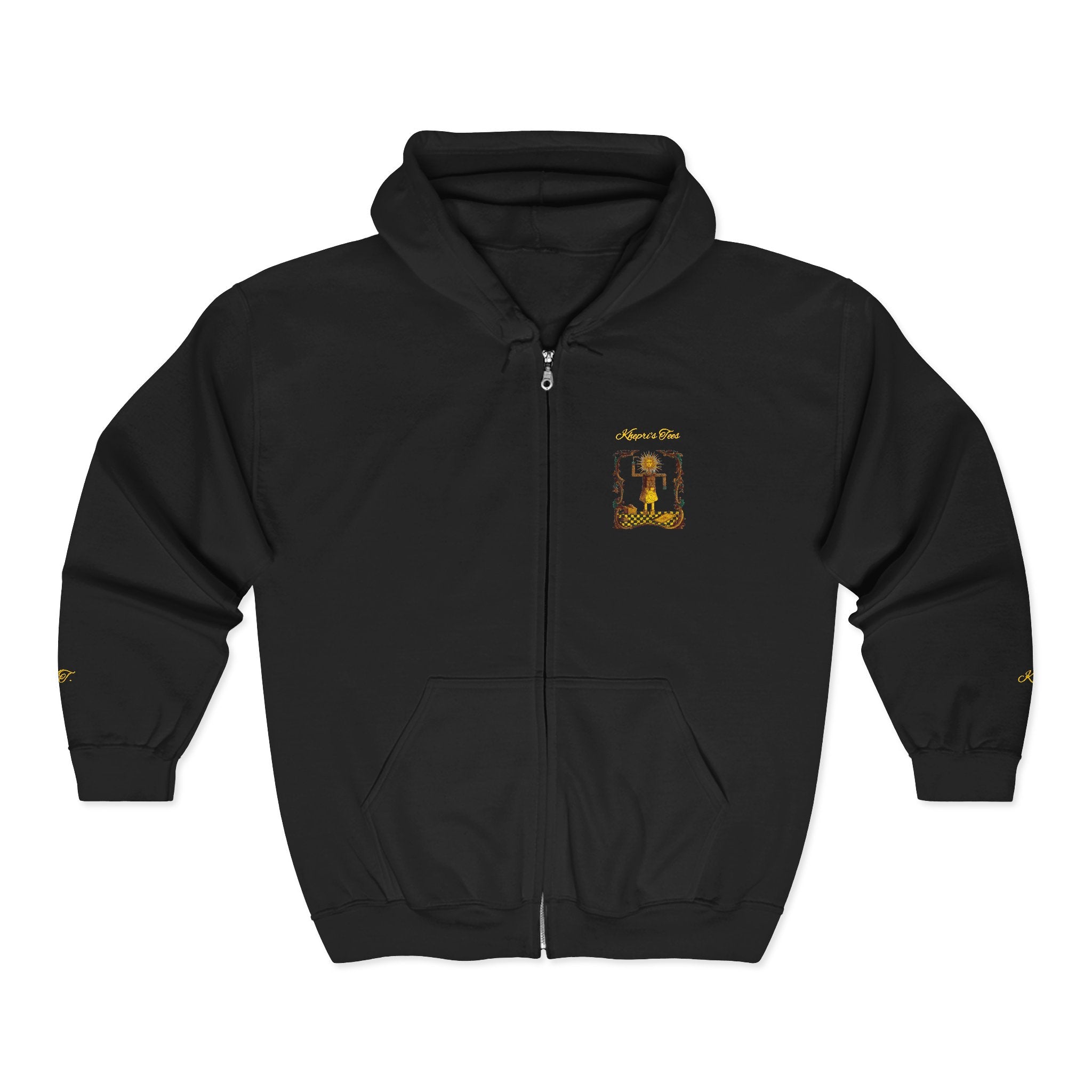 Masonic Sun God Zip Hoodie