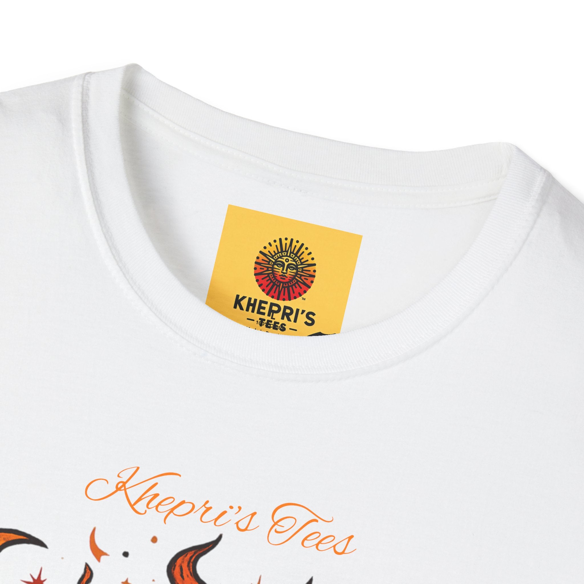 Spooky Sun Graphic T-Shirt, Halloween Shirt, Unisex Softstyle Tee, Autumn Fashion, Trendy Graphic Tee