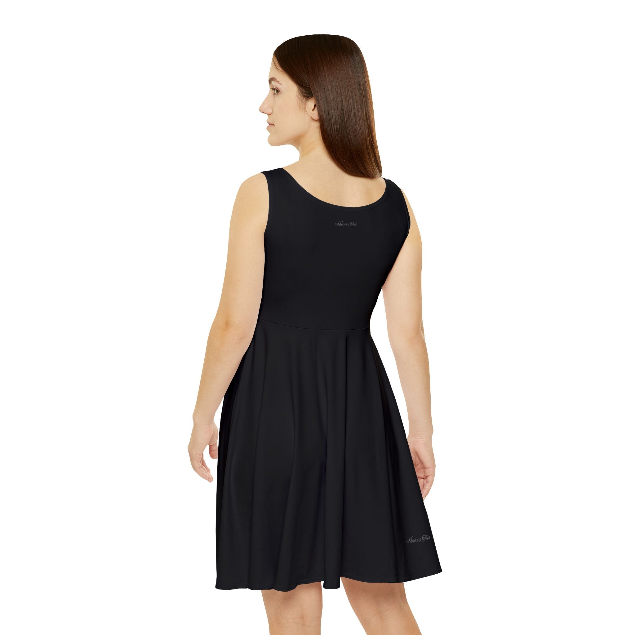 Jane (Black)-Women's Skater Dress