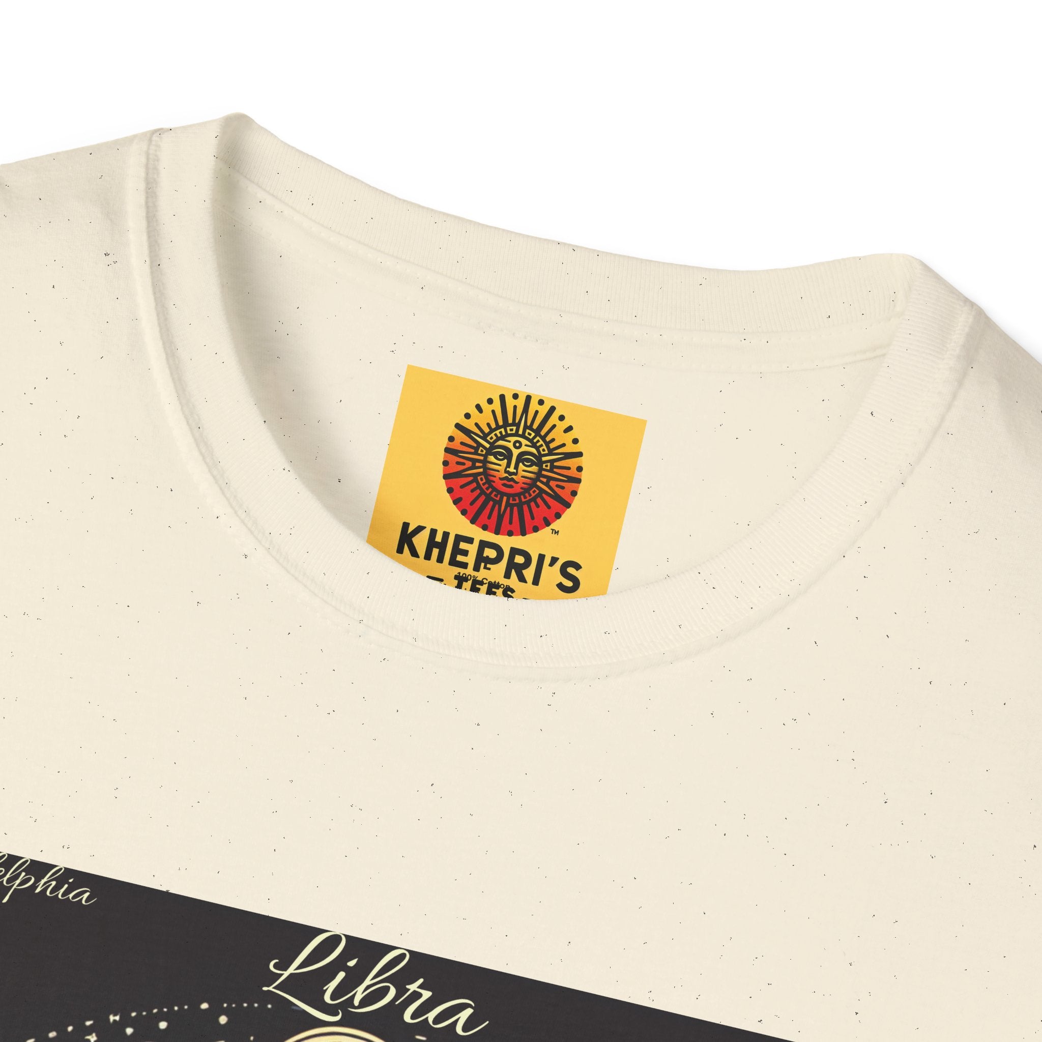 Libra Mystical Balance Unisex T-Shirt, Gift for Spirituals, Relaxed Fit, Ideal for Meditation, Personal Reminder, Personal Growth, Unisex Apparel