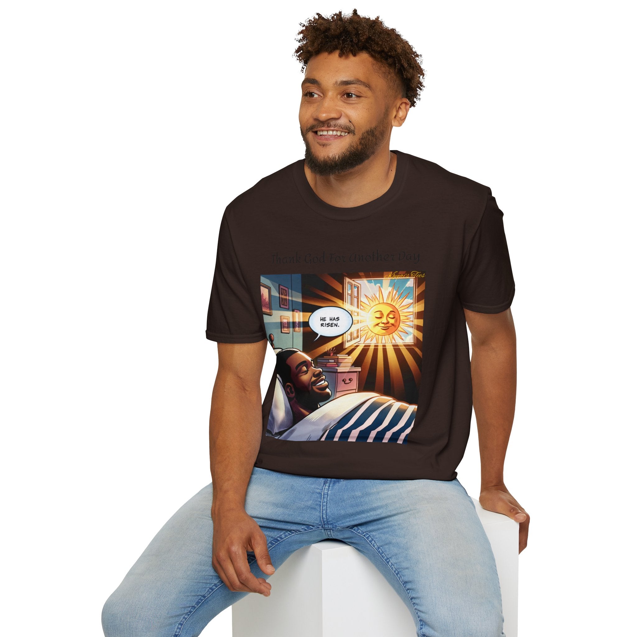 He Has Risen-Unisex Softstyle T-Shirt