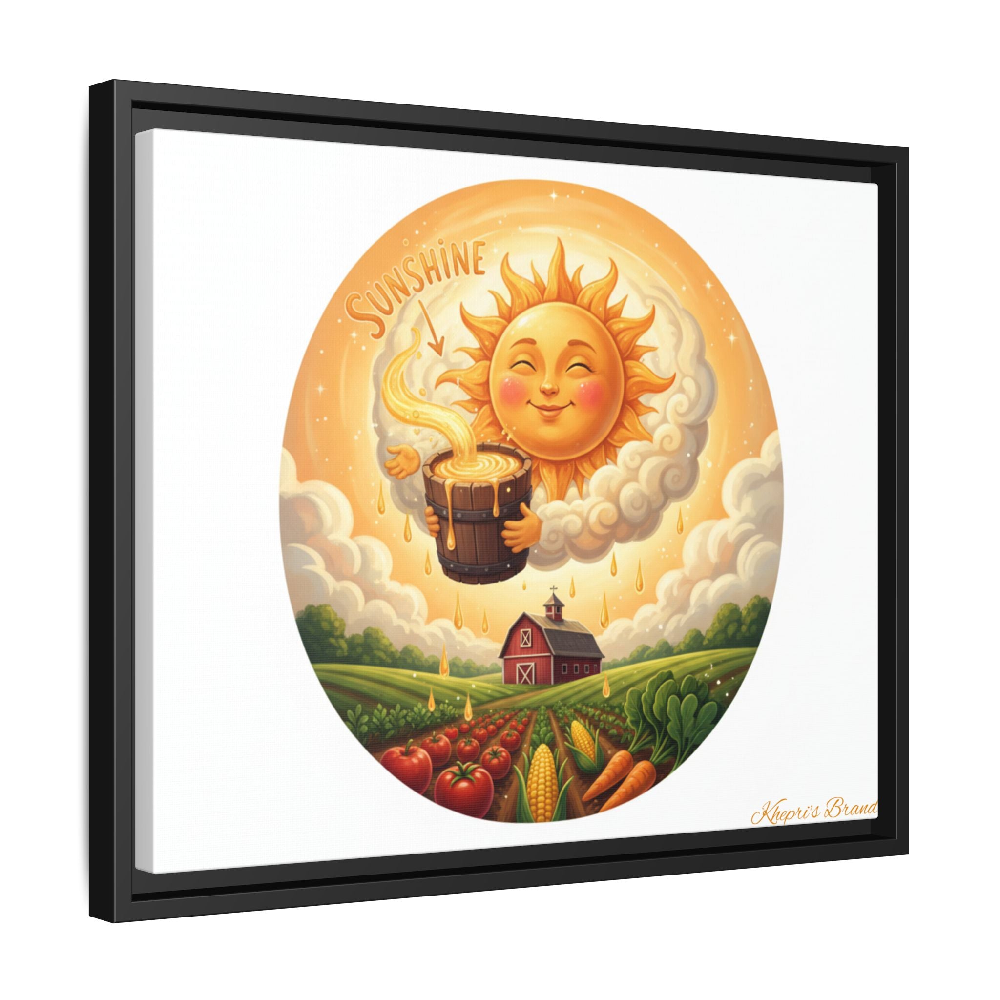 Sun Drip-Framed Matte Picture