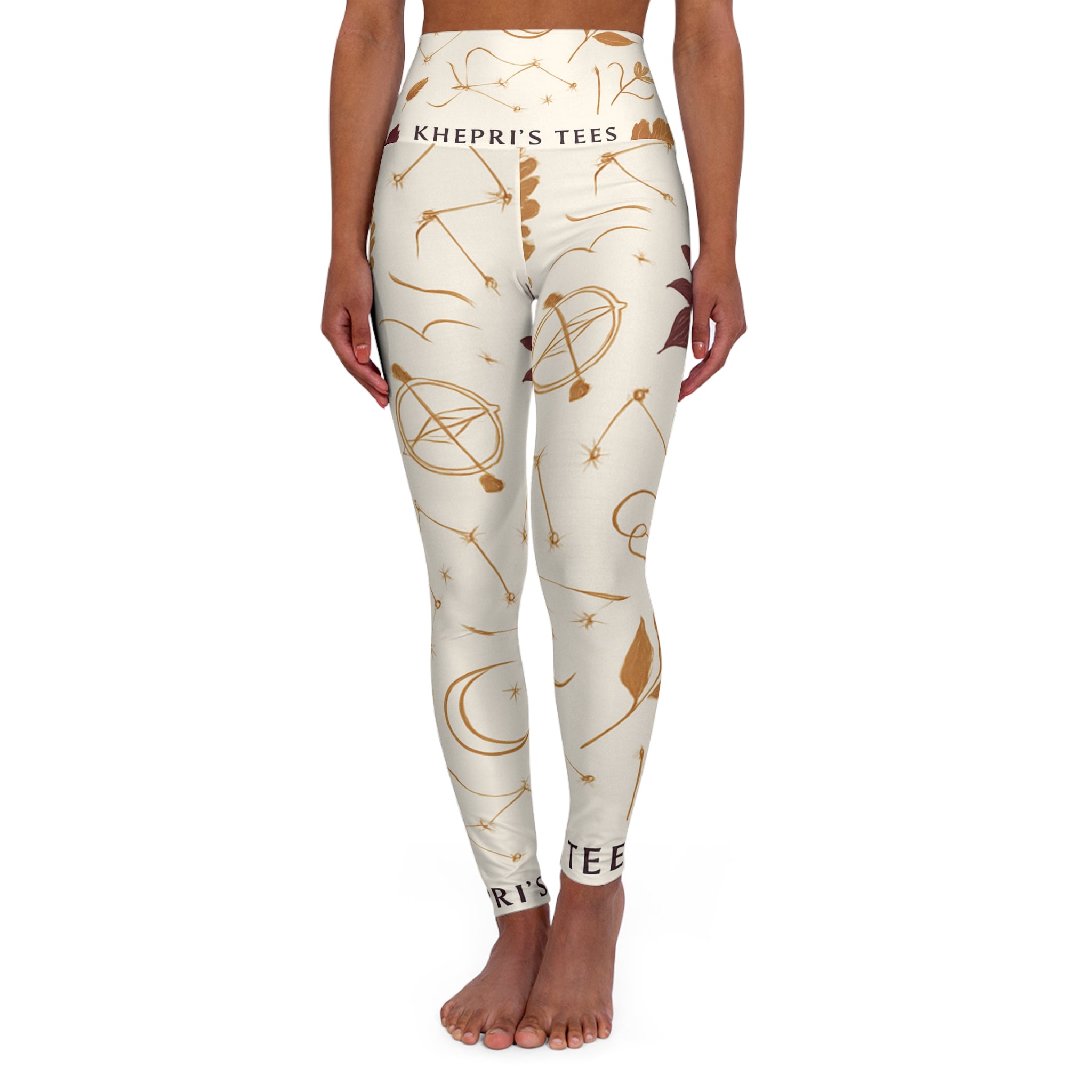 Chic High Waisted Yoga Leggings, Stylish Workout Bottoms, Eco-Friendly Activewear, Perfect for Yoga & Fitness, Trendy Athleisure