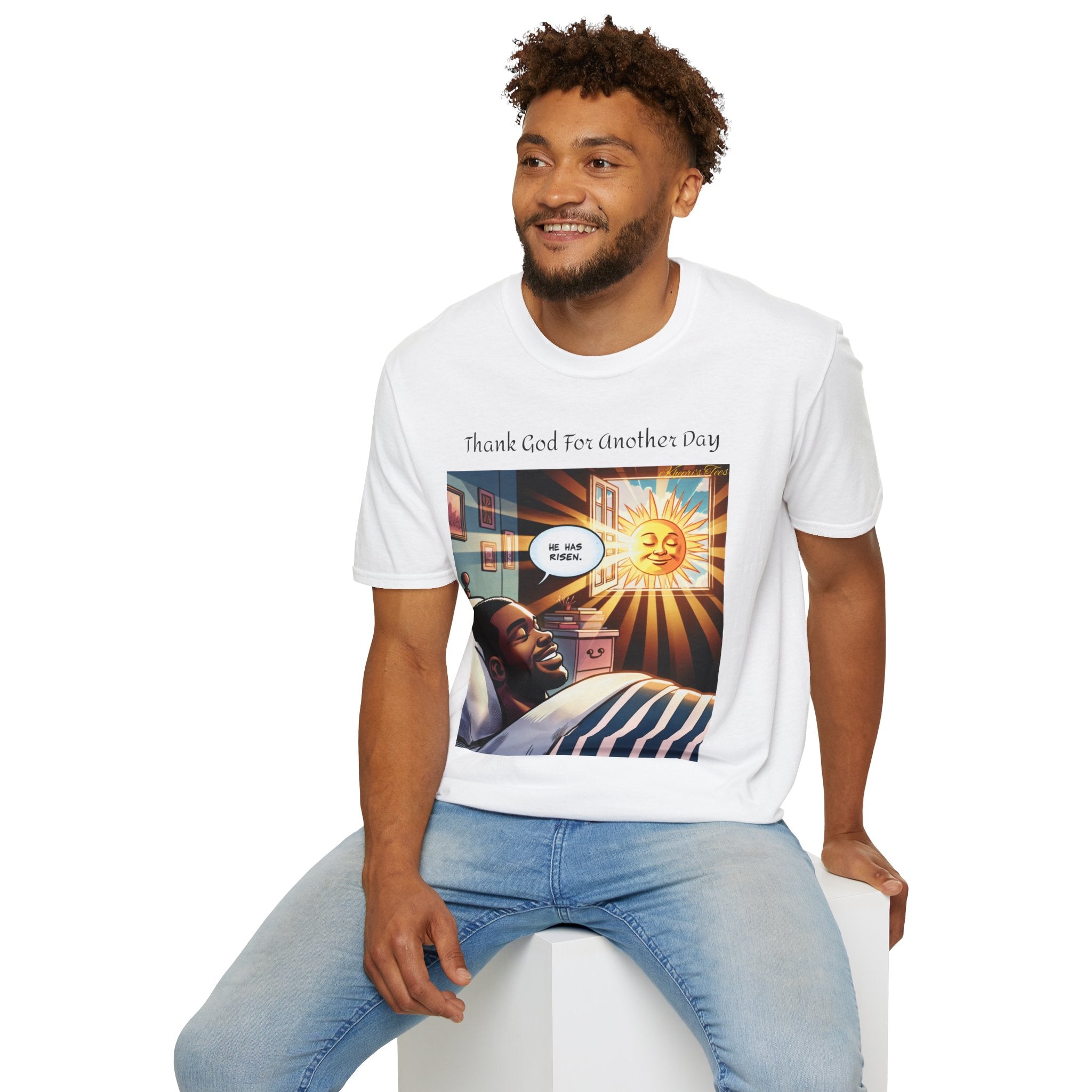 He Has Risen-Unisex Softstyle T-Shirt