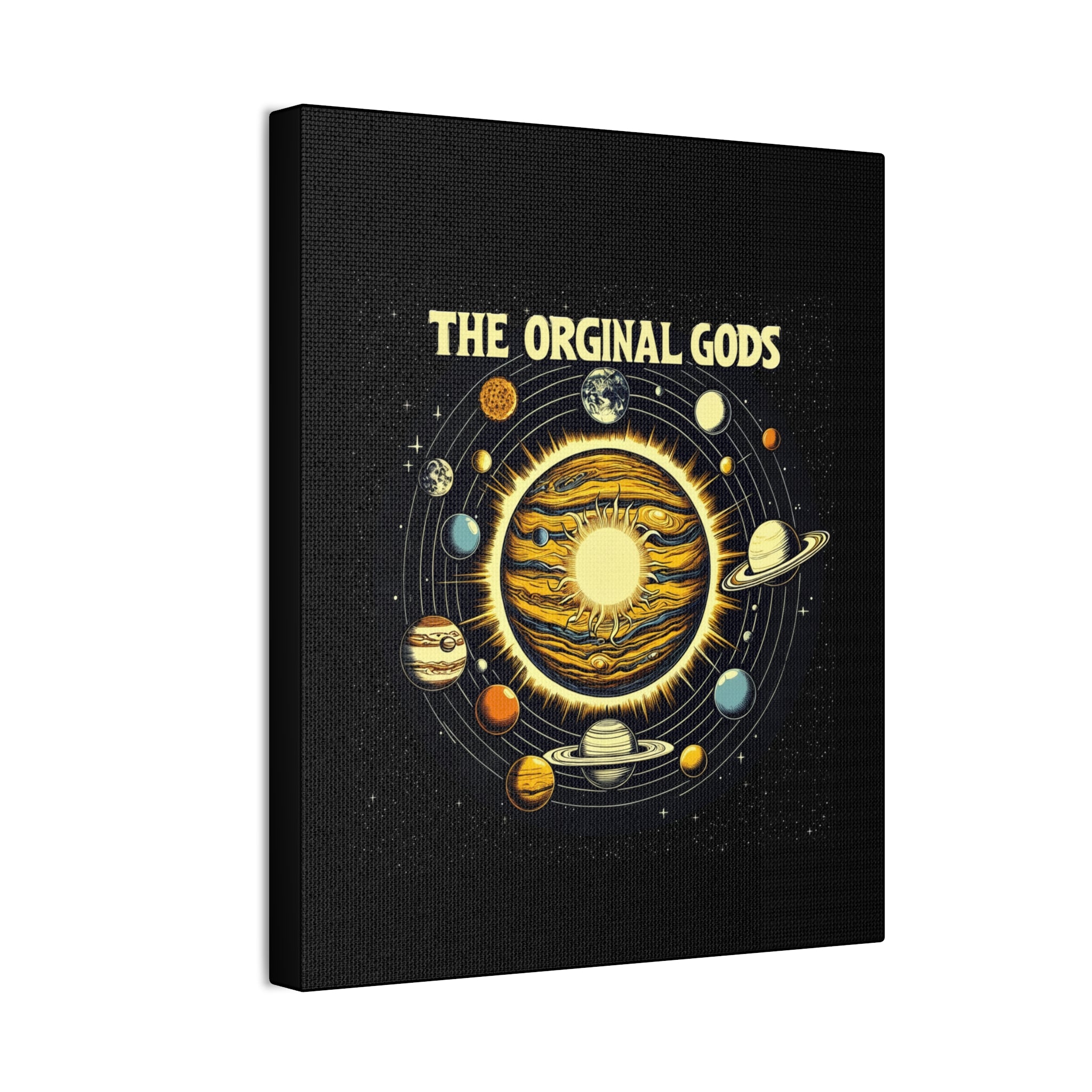 "The Original Gods" Canvas Wall Art — Classic Planetary Picture