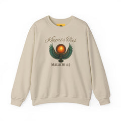 Malachi 4:2 Spiritual Wisdom Crewneck Sweatshirt - Cozy Gift for Faith Lovers, Inspirational Apparel, Versatile Layering, Unique Christian Design