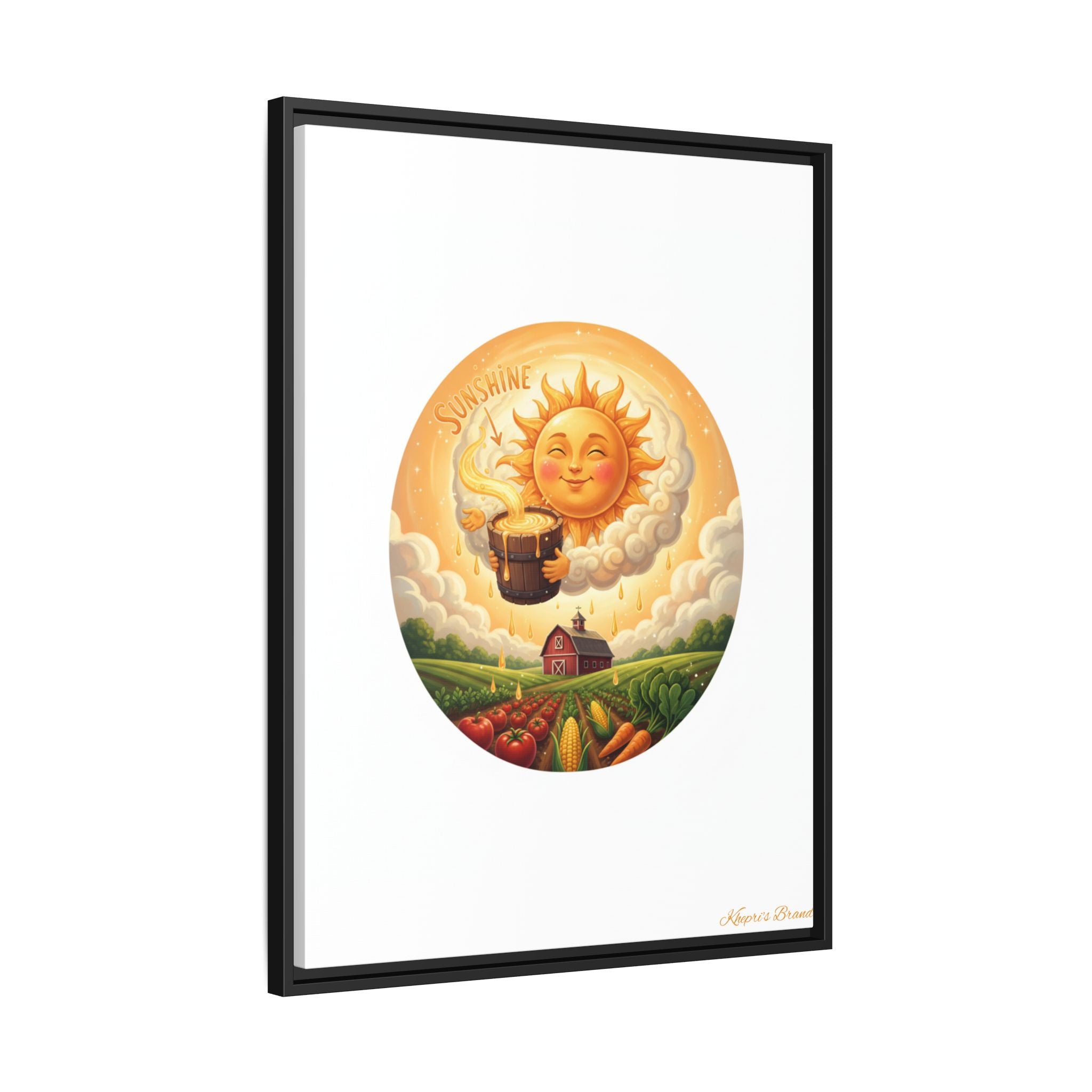 Sun Drip-Framed Matte Picture