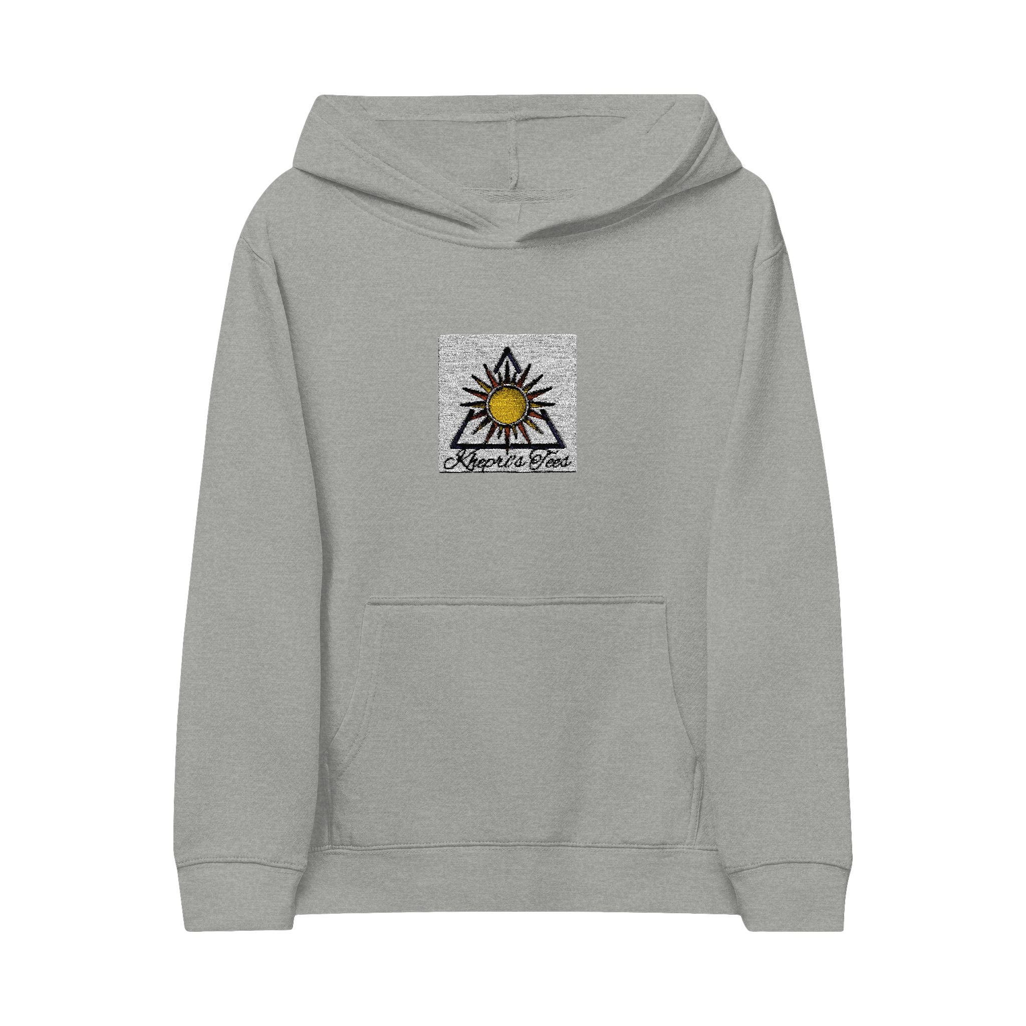 Eye of Providence-Embroidery — Cozy Unisex Fleece Pullover Hoodie