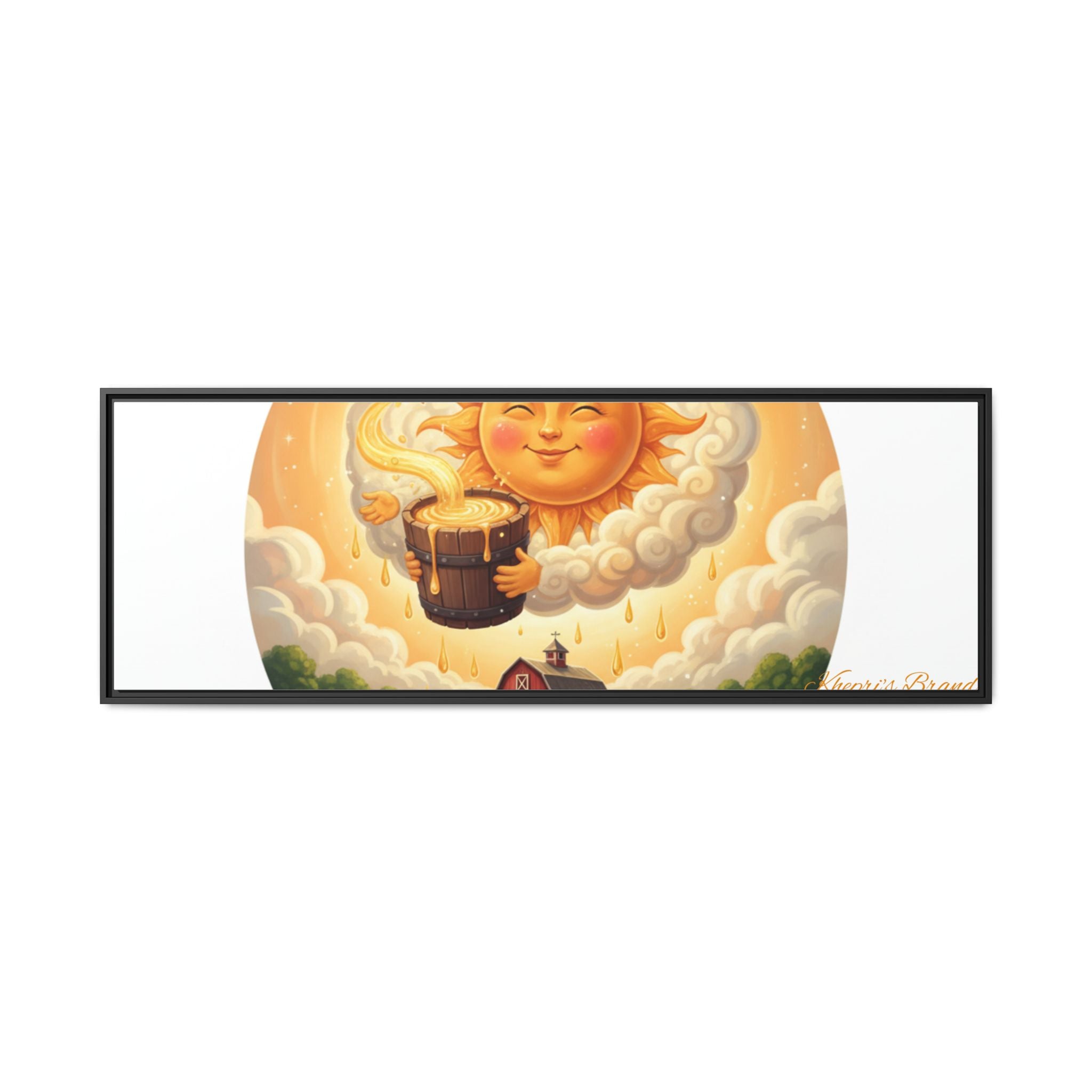 Sun Drip-Framed Matte Picture