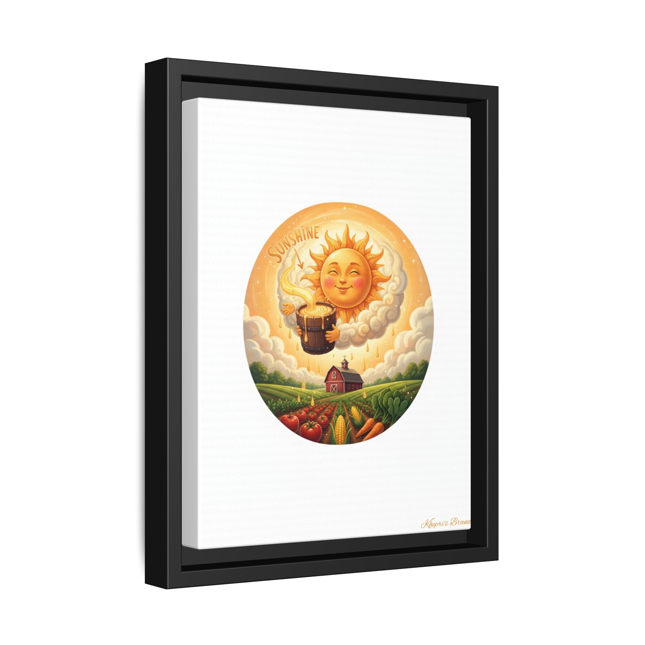 Sun Drip-Framed Matte Picture