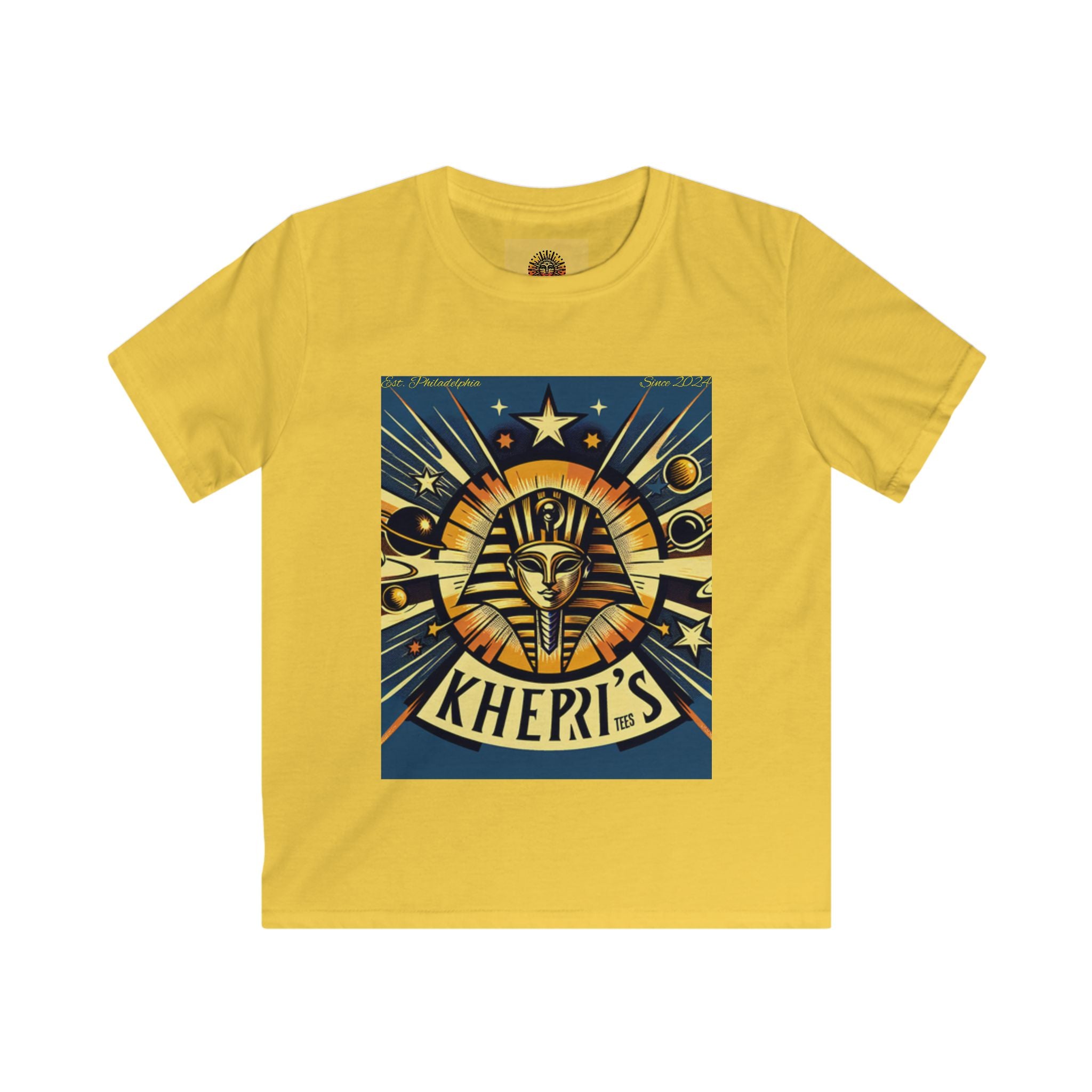 Kids Pharaoh Khepri Tee - Fun Casual Wear, Birthday Gift, School Apparel, Summer Fashion, Unique Kids T-Shirt