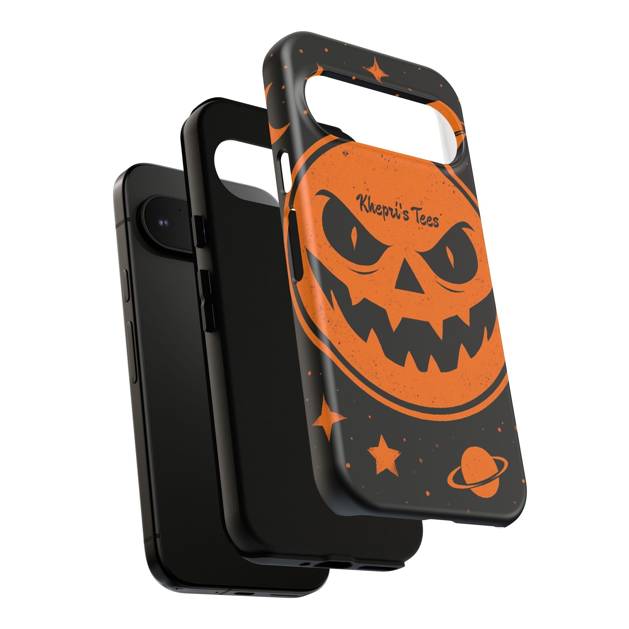 Halloween Phone Case, Spooky Cell Phone Cover, Tough Case for Halloween Lovers, Galaxy Print Phone Accessory, Kids & Adults Gift