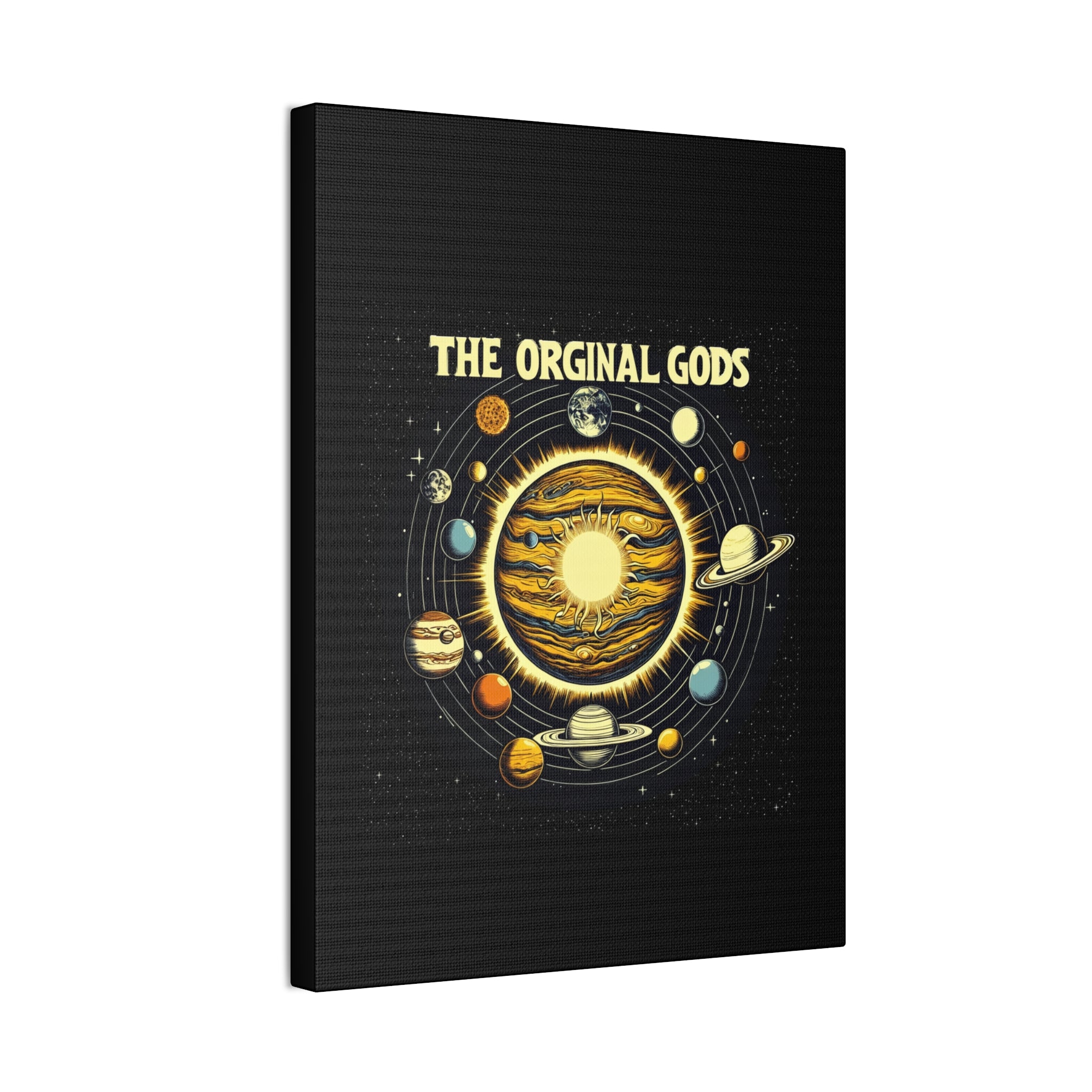"The Original Gods" Canvas Wall Art — Classic Planetary Picture