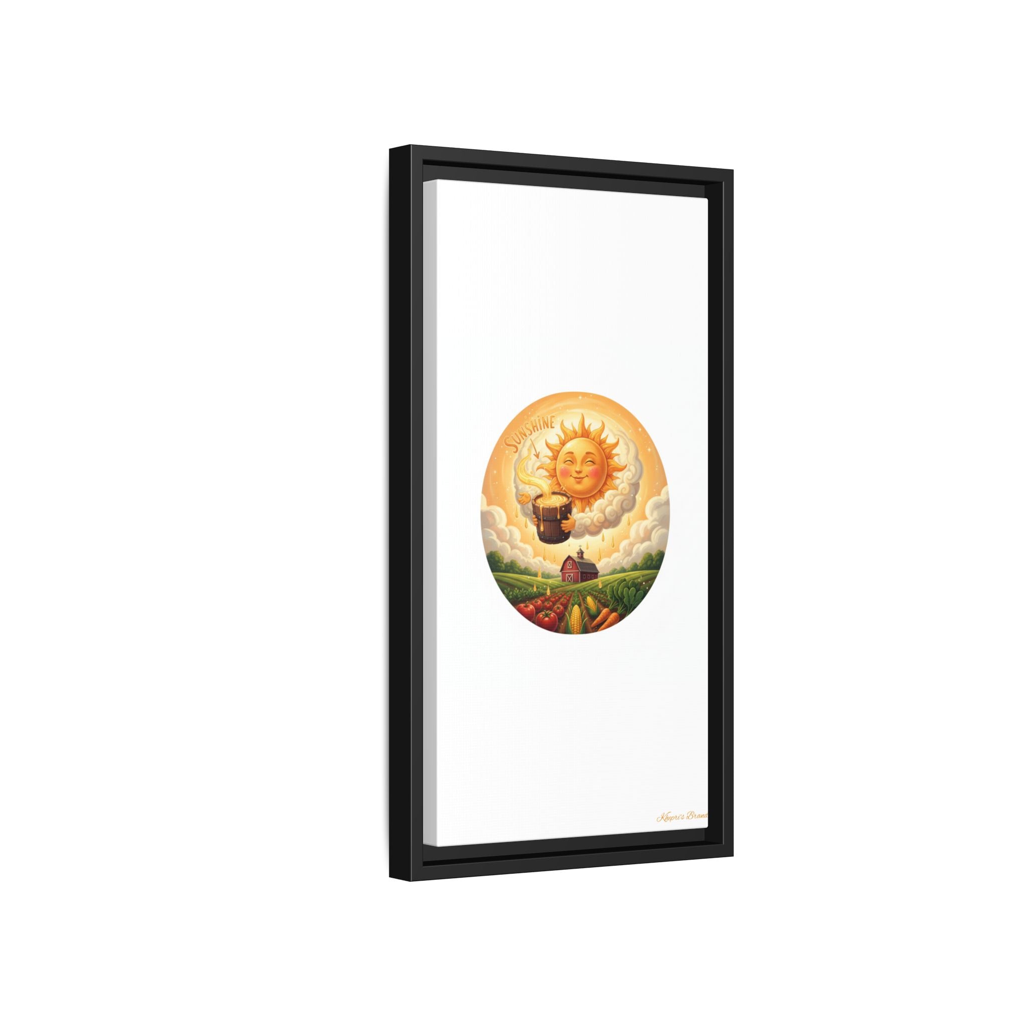 Sun Drip-Framed Matte Picture