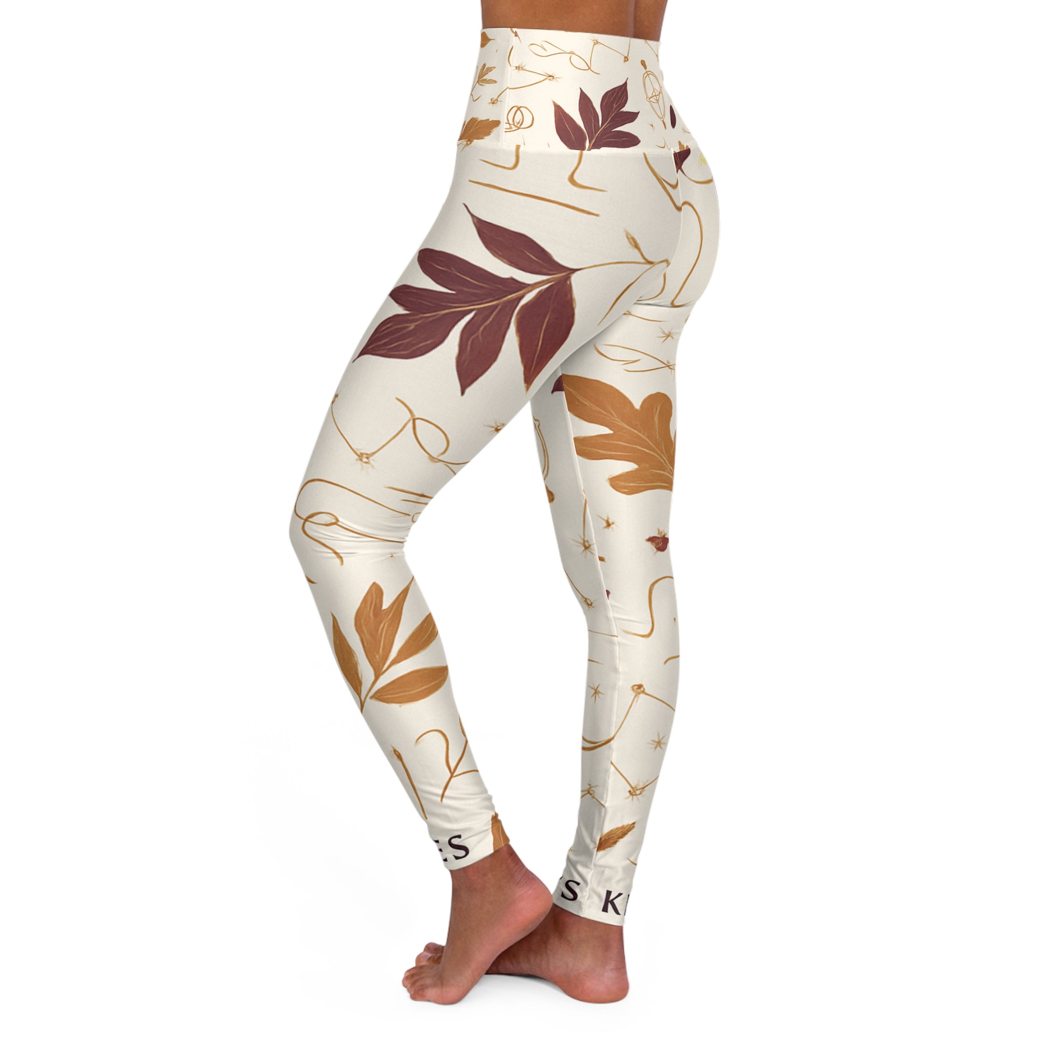 Chic High Waisted Yoga Leggings, Stylish Workout Bottoms, Eco-Friendly Activewear, Perfect for Yoga & Fitness, Trendy Athleisure