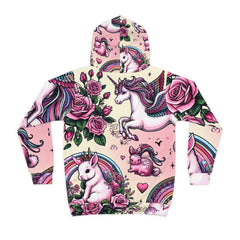 Rainbow Rabbit Unicorn Hoodie-Youth