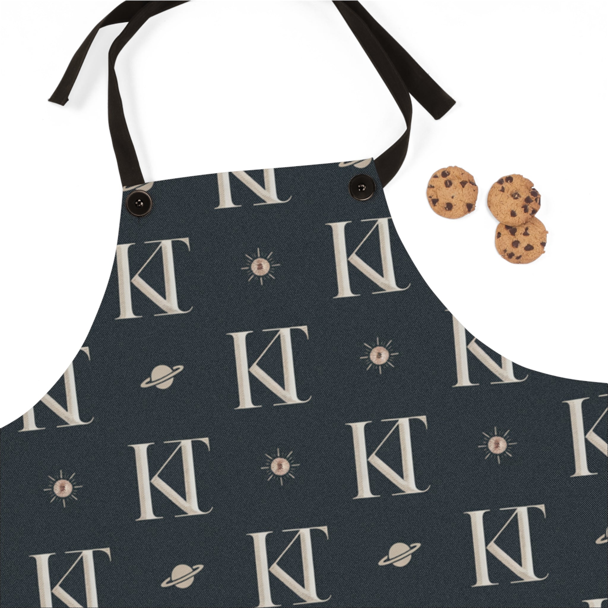 Monogram KT Kitchen Apron — Vintage