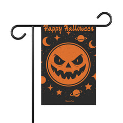 Halloween Garden Banner, Spooky Outdoor Decor, Happy Halloween Flag, Fall Decorations, Garden Stake, Seasonal Yard Art