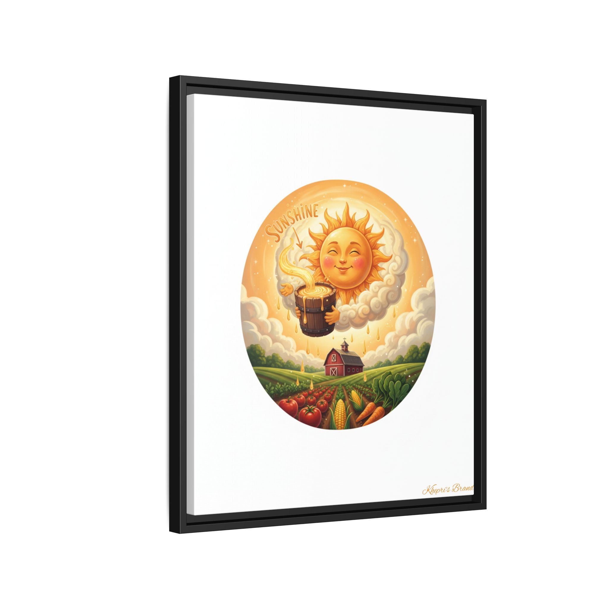 Sun Drip-Framed Matte Picture