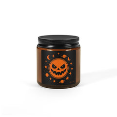 Halloween Pumpkin Scented Soy Candle, Khepri's Tees, Autumn Decor, Cozy Home Fragrance, Spooky Gift, Fall Celebration