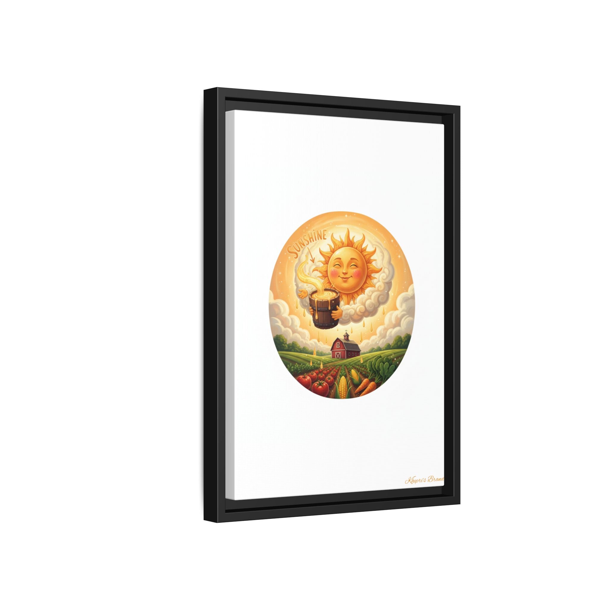 Sun Drip-Framed Matte Picture