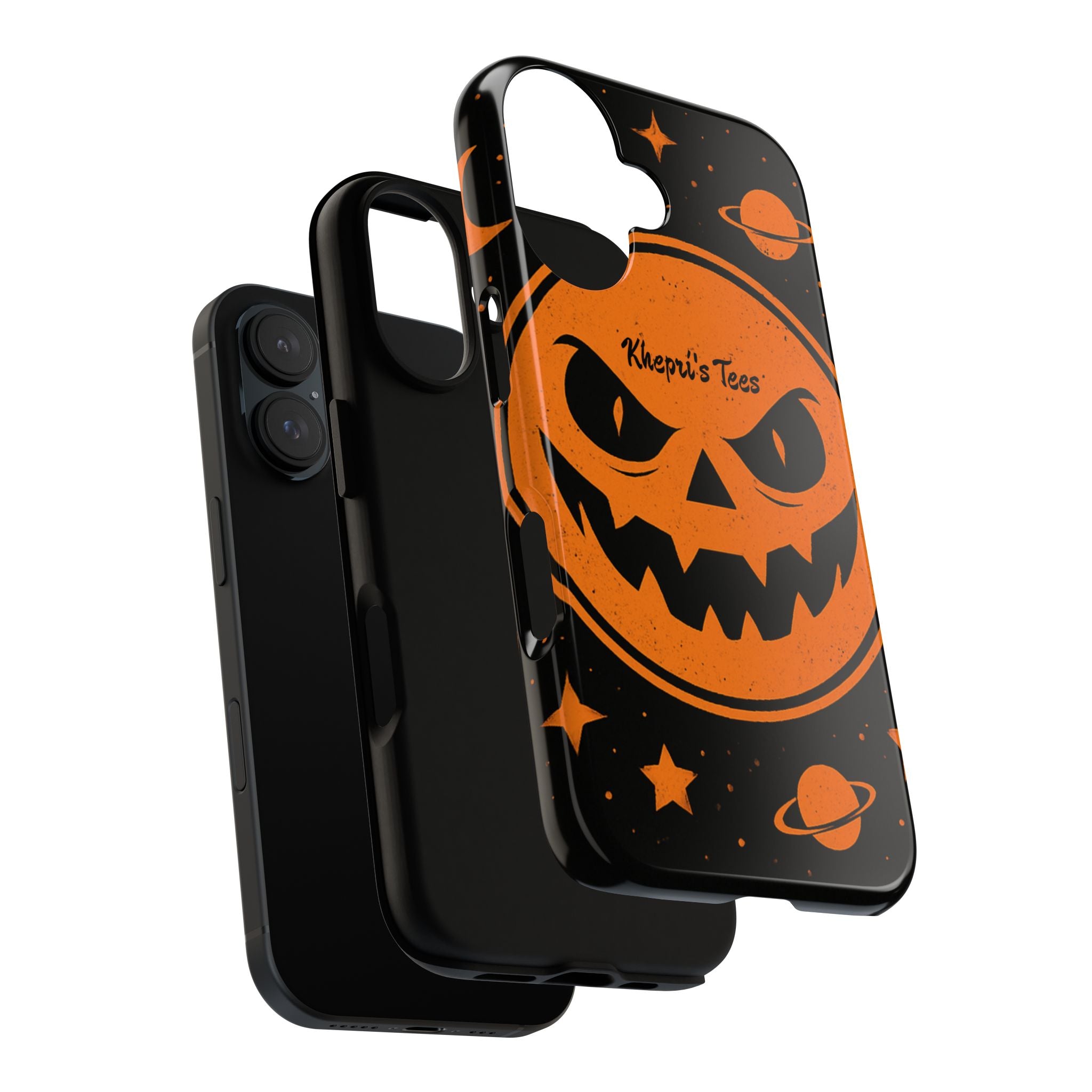 Halloween Phone Case, Spooky Cell Phone Cover, Tough Case for Halloween Lovers, Galaxy Print Phone Accessory, Kids & Adults Gift