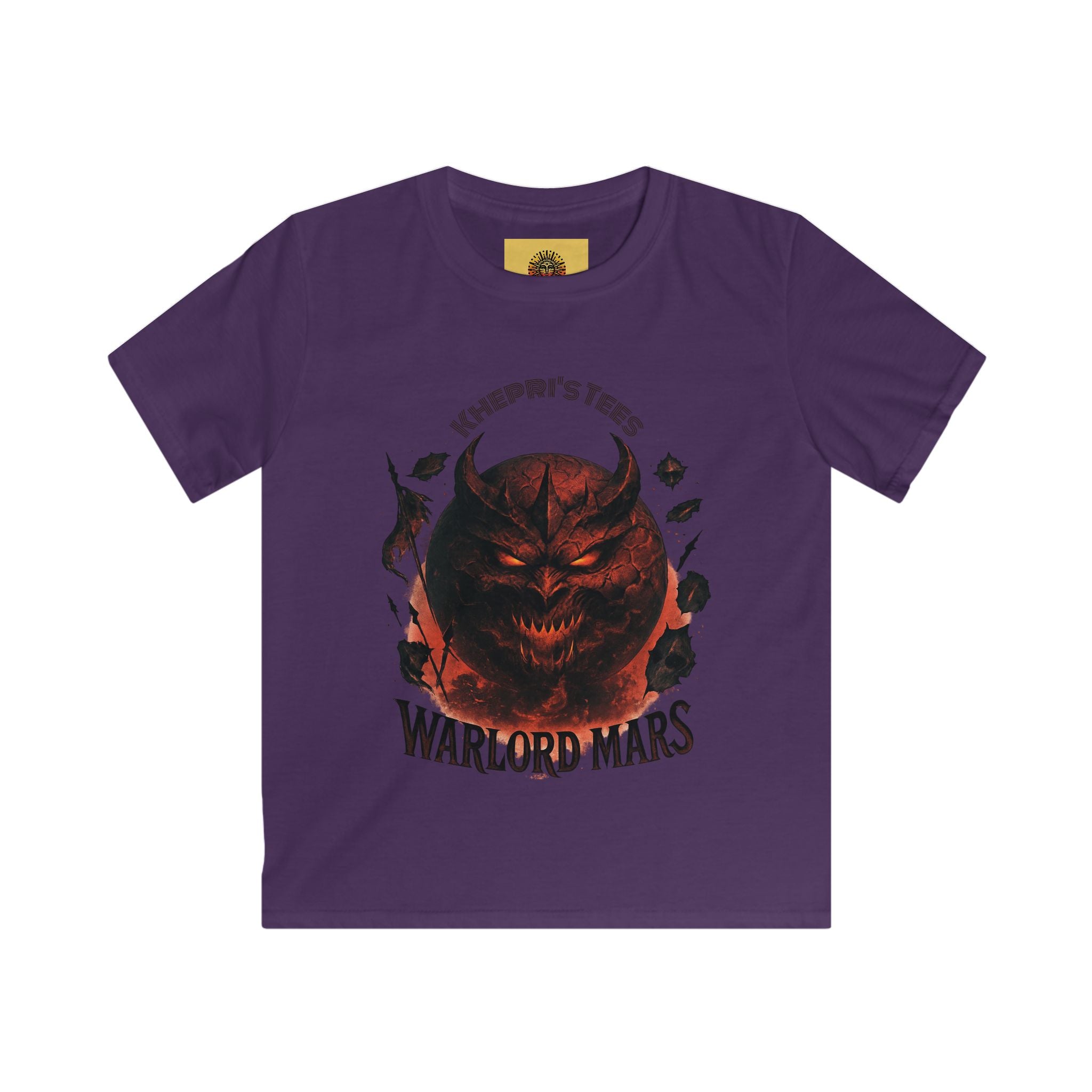 Kids Graphic Tee - Warlord Mars, Cool Kids T-Shirt, Unique Children's Apparel, Perfect for Birthdays, Casual Wear, Halloween