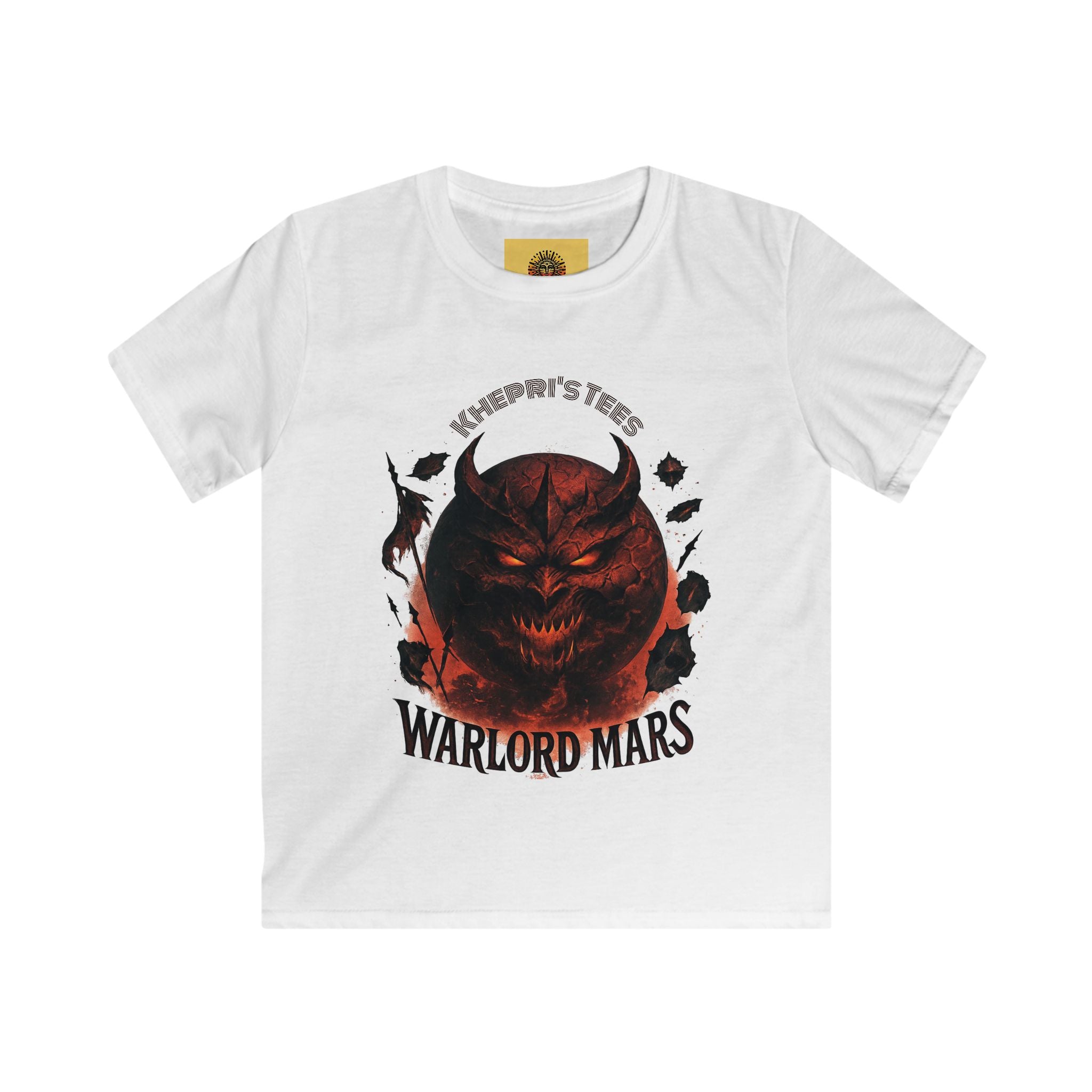 Kids Graphic Tee - Warlord Mars, Cool Kids T-Shirt, Unique Children's Apparel, Perfect for Birthdays, Casual Wear, Halloween