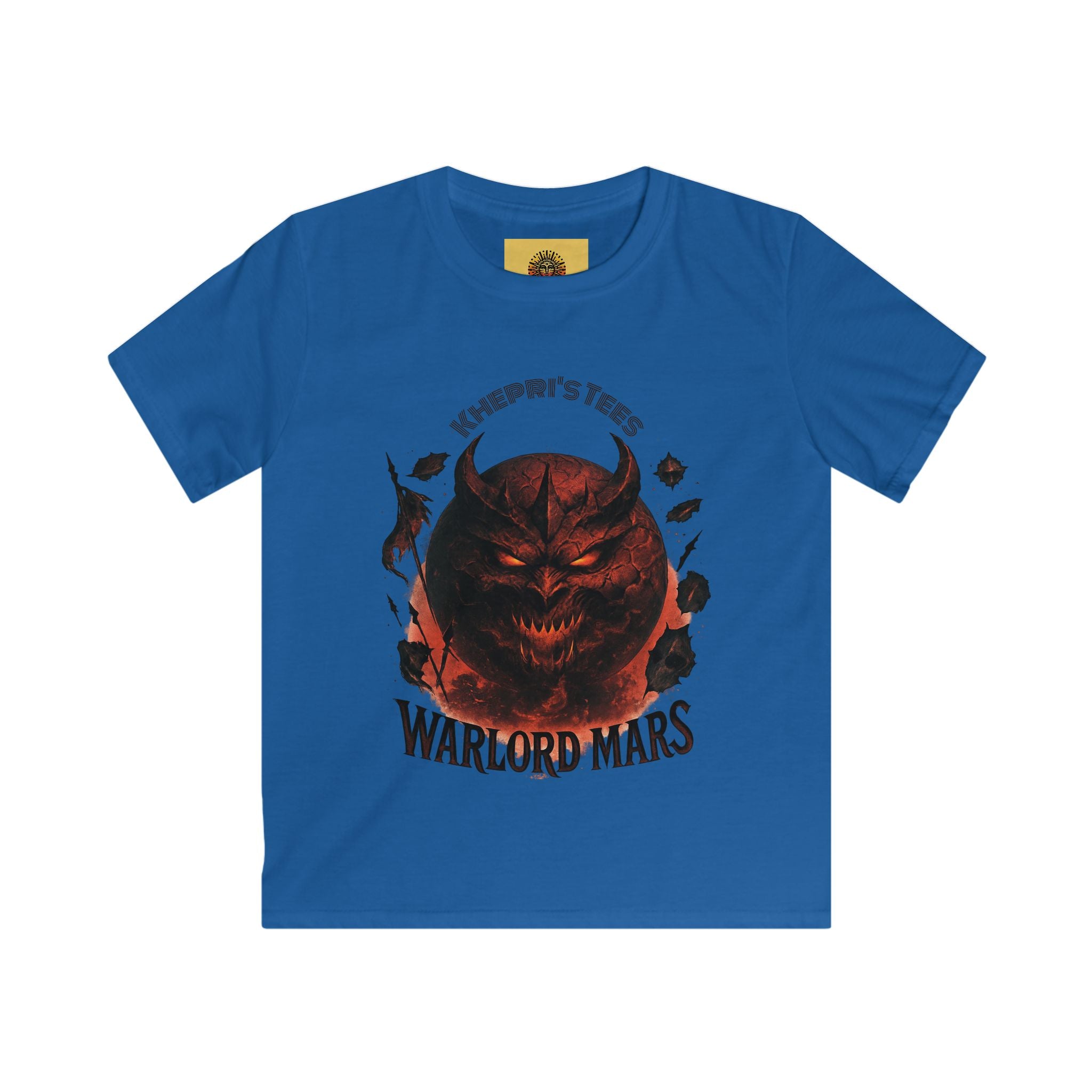 Kids Graphic Tee - Warlord Mars, Cool Kids T-Shirt, Unique Children's Apparel, Perfect for Birthdays, Casual Wear, Halloween
