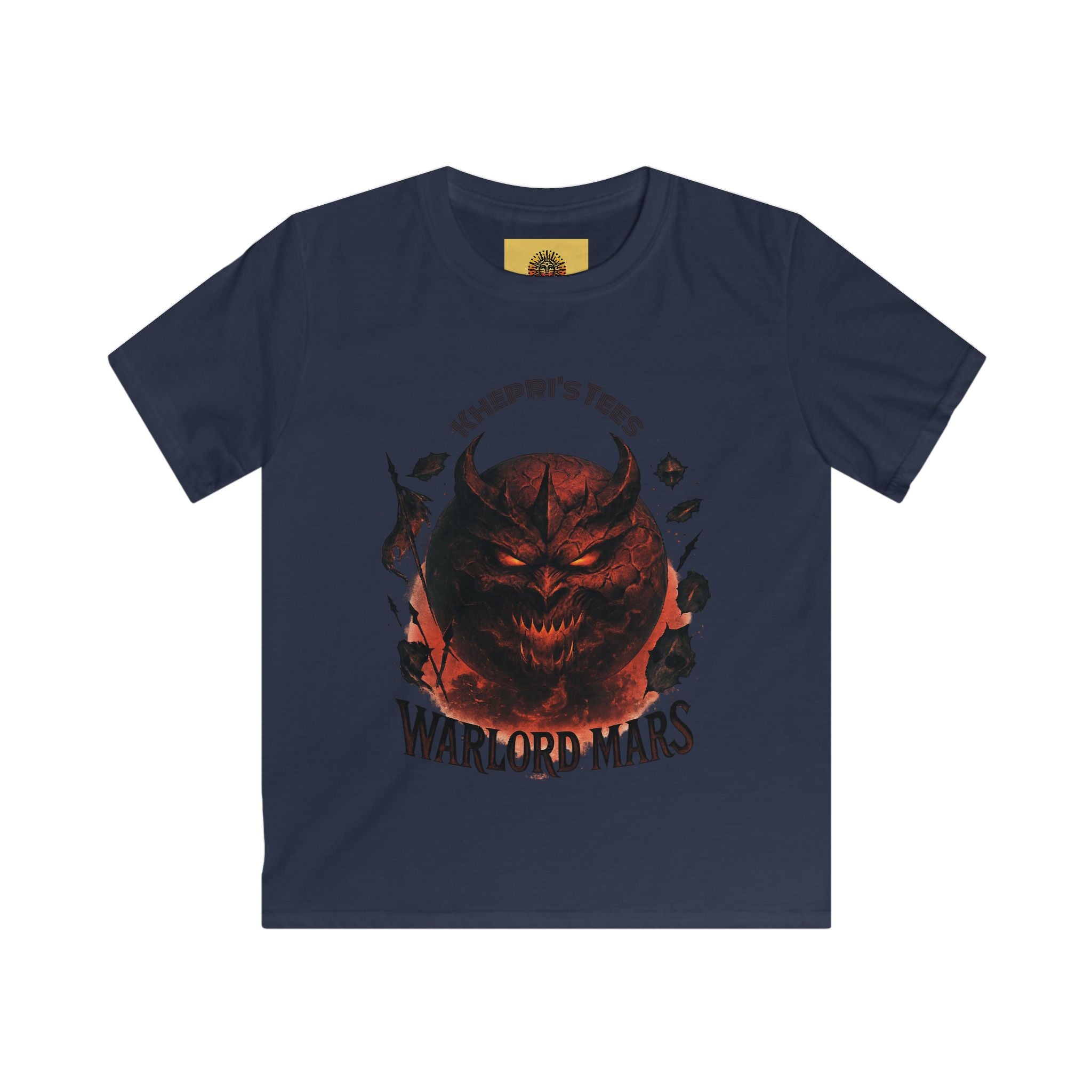 Kids Graphic Tee - Warlord Mars, Cool Kids T-Shirt, Unique Children's Apparel, Perfect for Birthdays, Casual Wear, Halloween