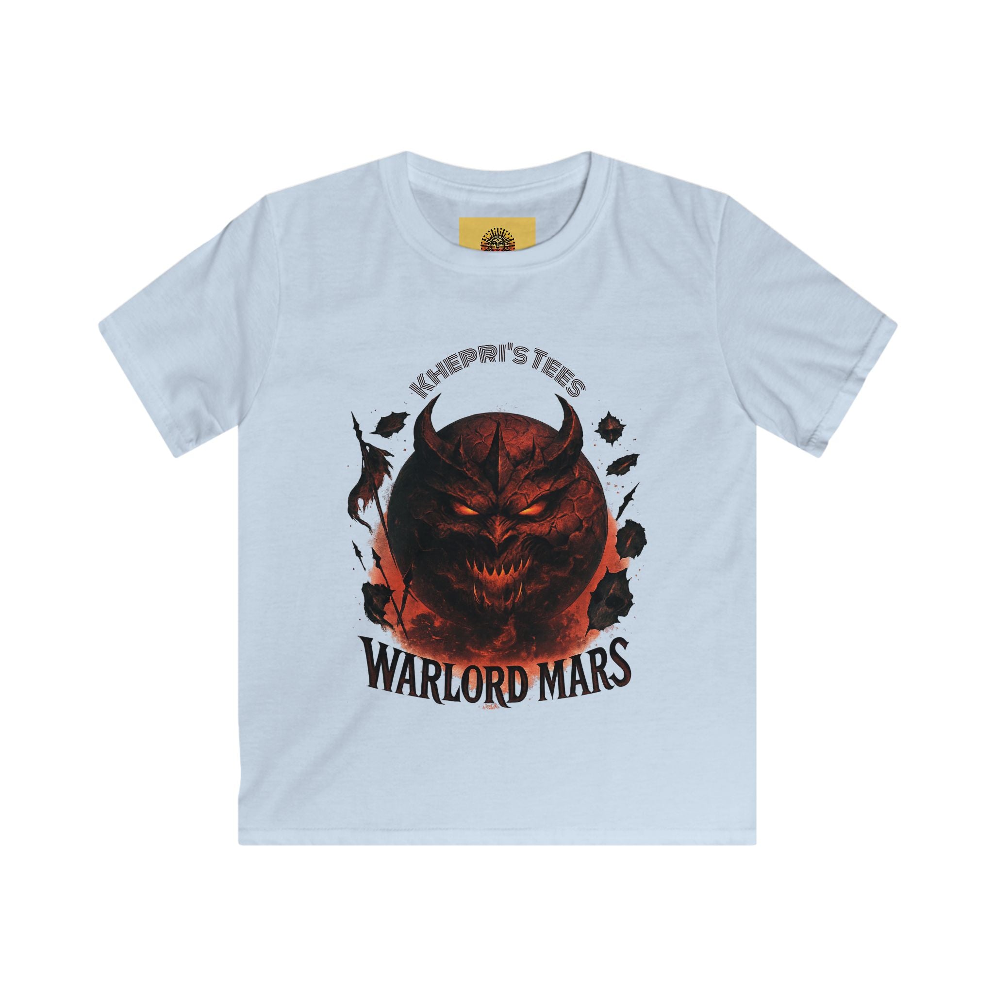 Kids Graphic Tee - Warlord Mars, Cool Kids T-Shirt, Unique Children's Apparel, Perfect for Birthdays, Casual Wear, Halloween