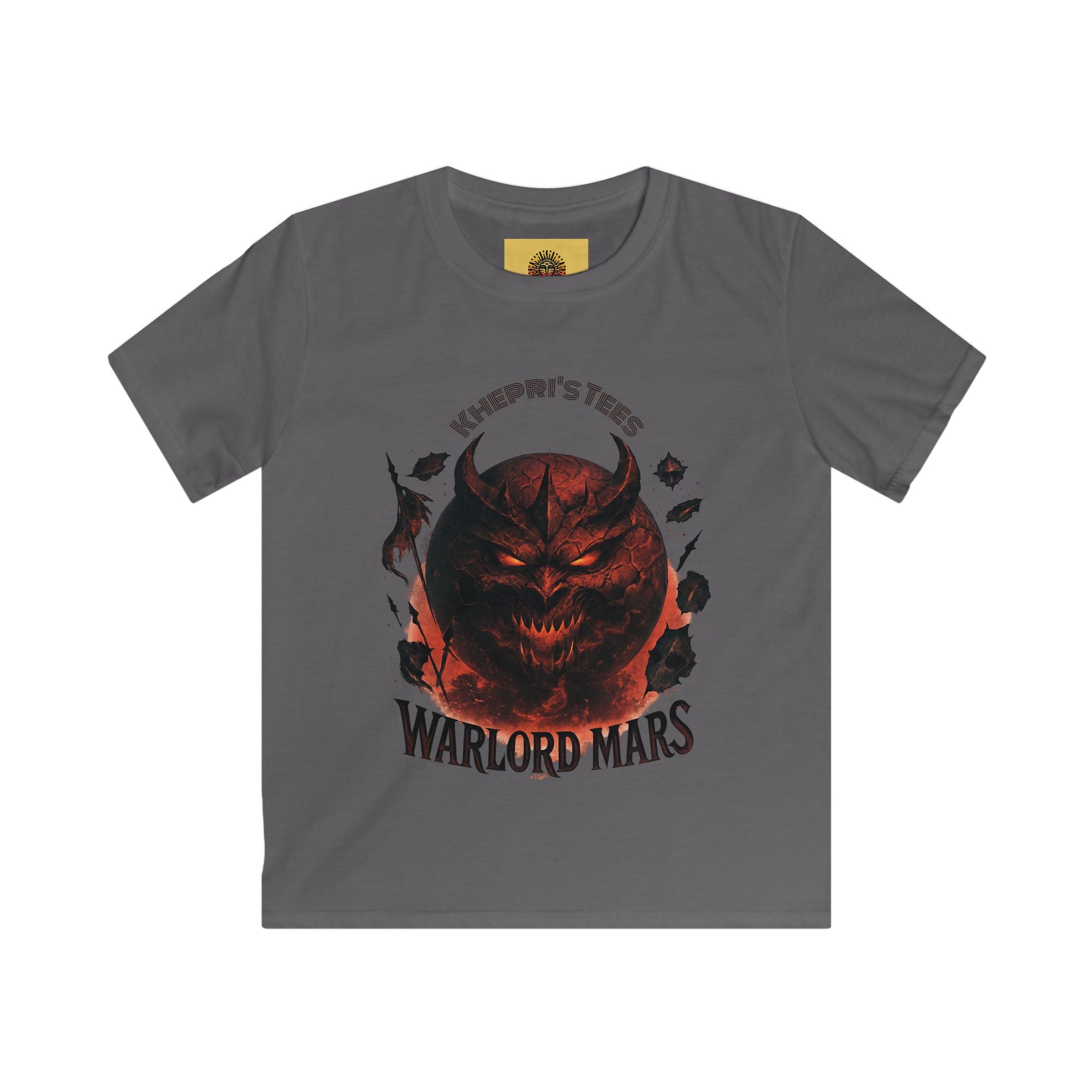 Kids Graphic Tee - Warlord Mars, Cool Kids T-Shirt, Unique Children's Apparel, Perfect for Birthdays, Casual Wear, Halloween
