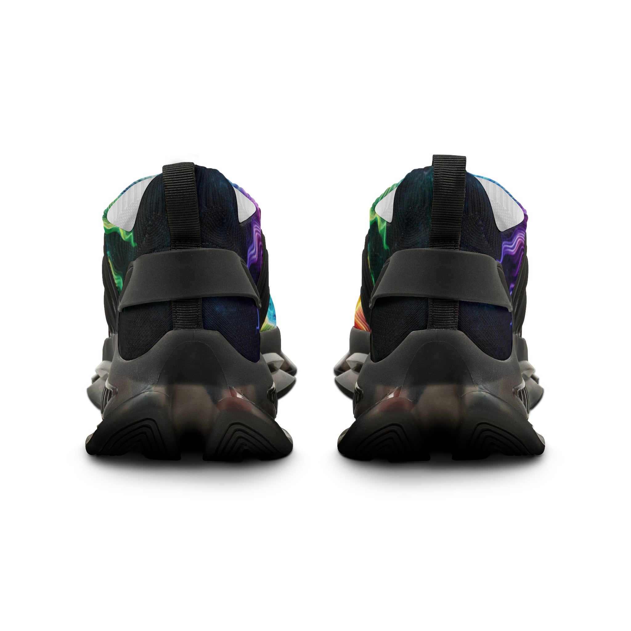 Spectrum- Colorful Athletic Shoes, Trendy Sports Footwear, Unique Gift for Him, Casual Running Shoes, Festival Ready