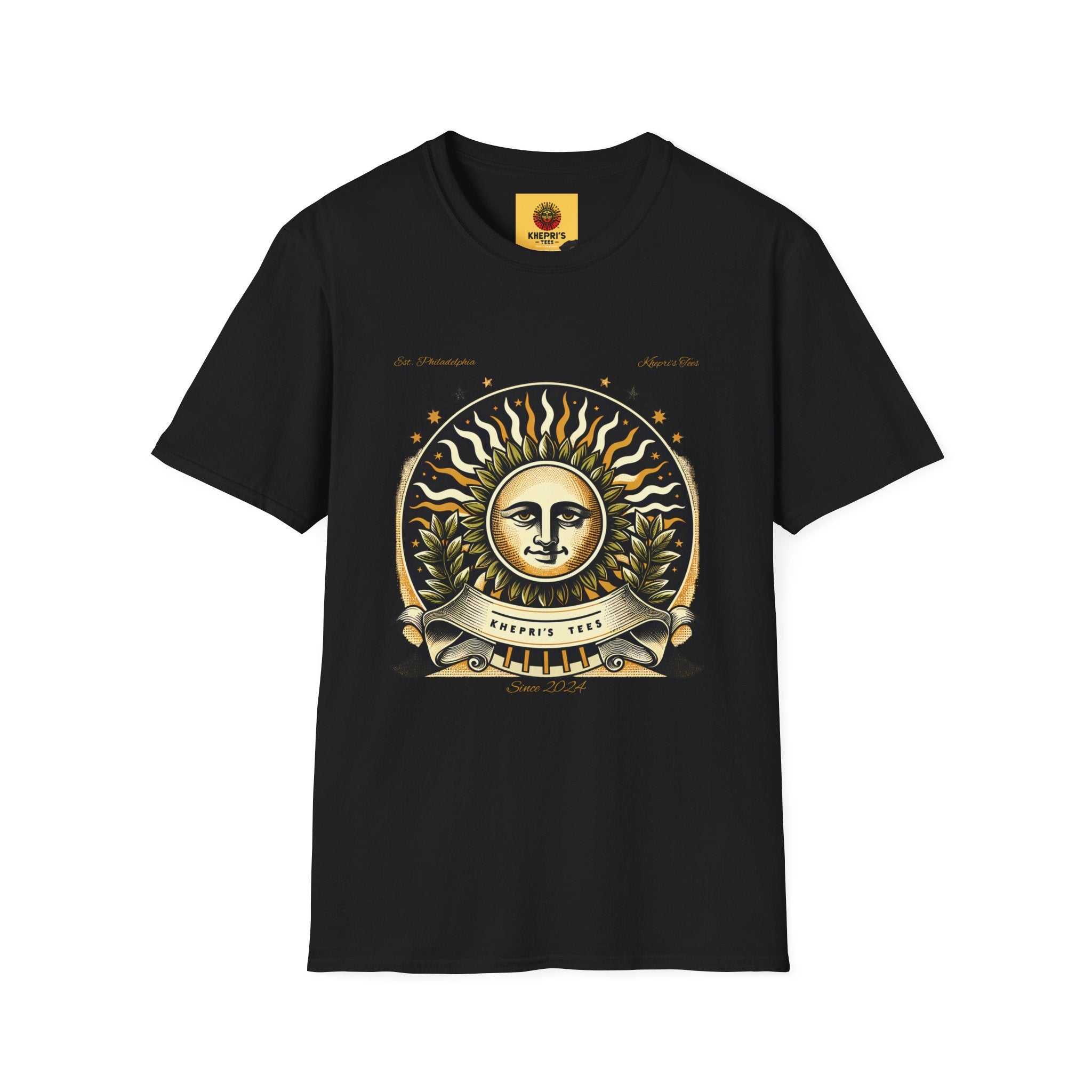Ceasar Sunshine Unisex T-Shirt, Vintage Style Tee, Bohemian Gift, Astrology Apparel, Summer Clothing, Festival Wear