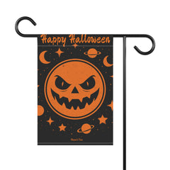Halloween Garden Banner, Spooky Outdoor Decor, Happy Halloween Flag, Fall Decorations, Garden Stake, Seasonal Yard Art