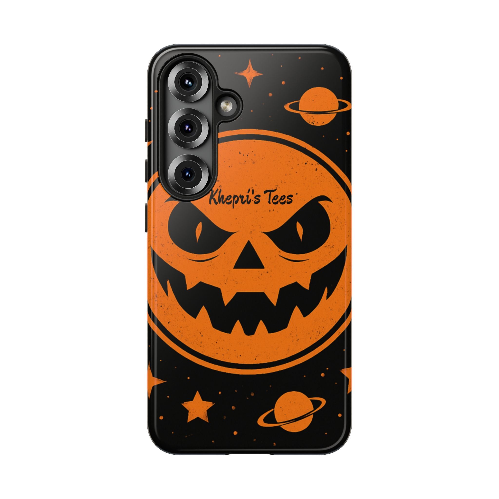 Halloween Phone Case, Spooky Cell Phone Cover, Tough Case for Halloween Lovers, Galaxy Print Phone Accessory, Kids & Adults Gift