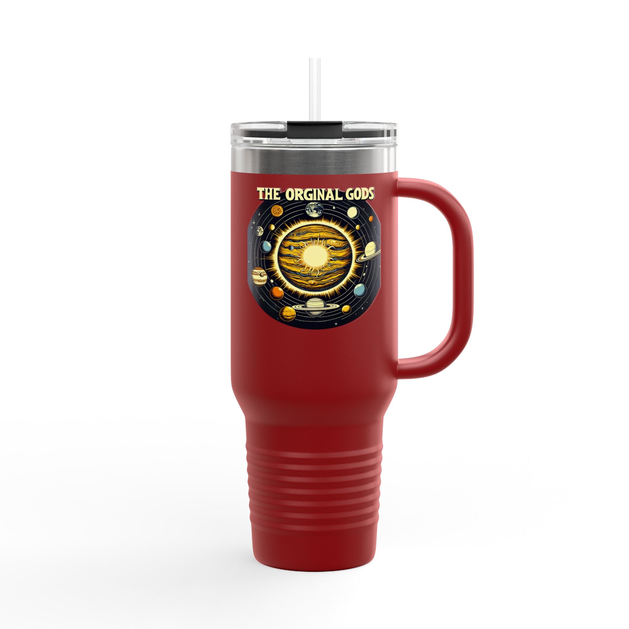 "The Original Gods" 40oz Insulated Travel Mug —Solar System Design