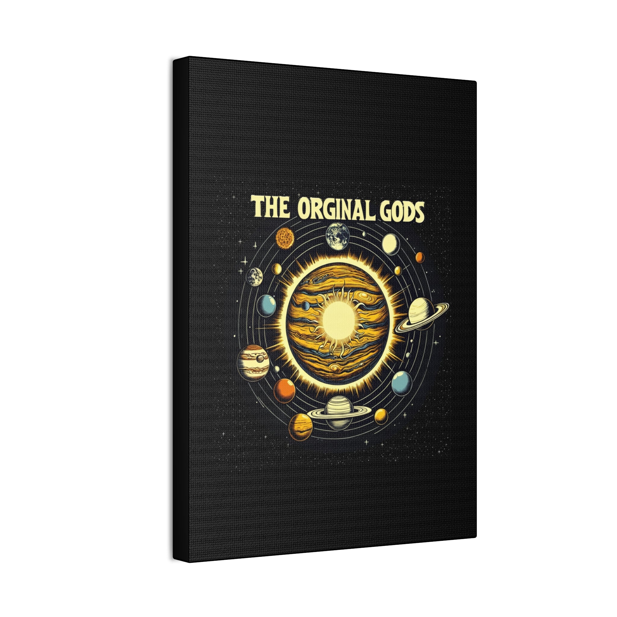"The Original Gods" Canvas Wall Art — Classic Planetary Picture