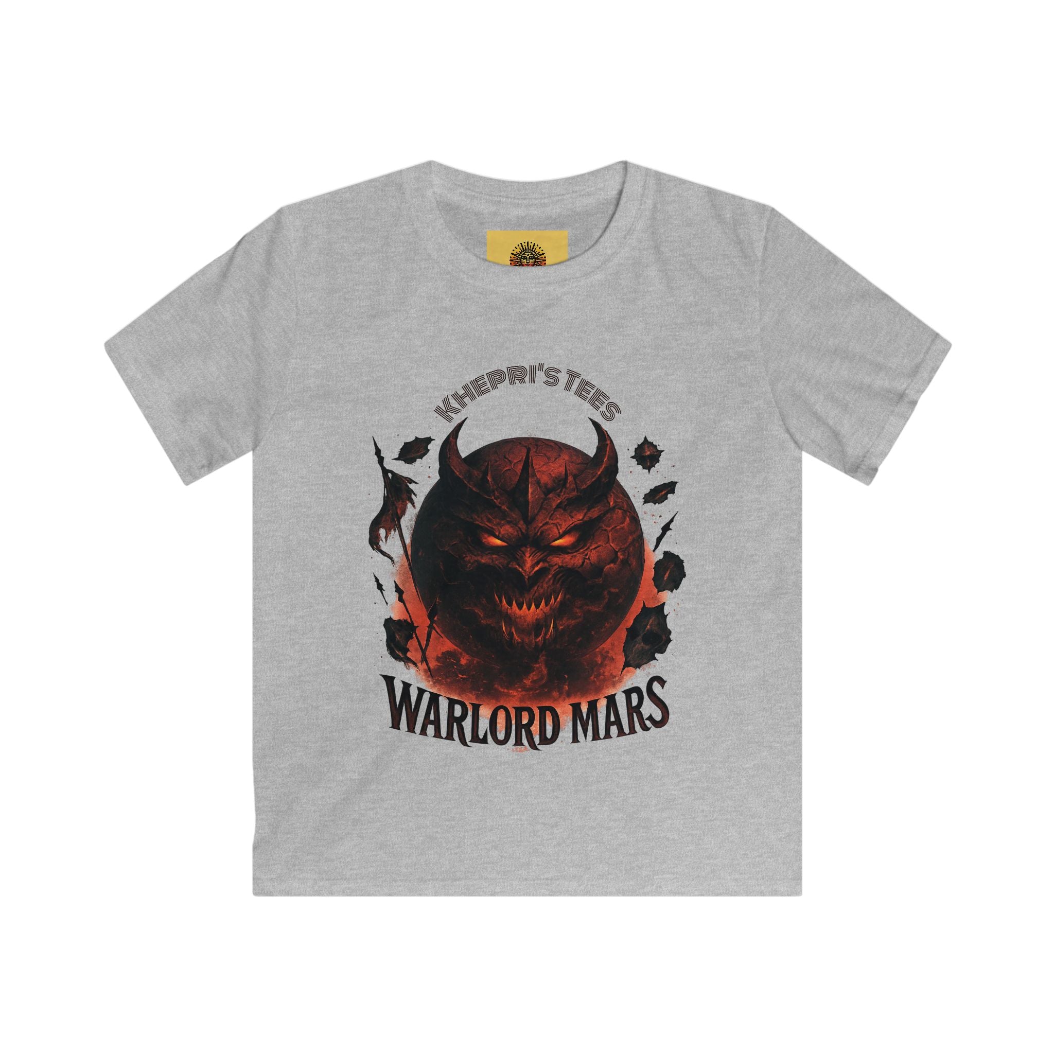 Kids Graphic Tee - Warlord Mars, Cool Kids T-Shirt, Unique Children's Apparel, Perfect for Birthdays, Casual Wear, Halloween