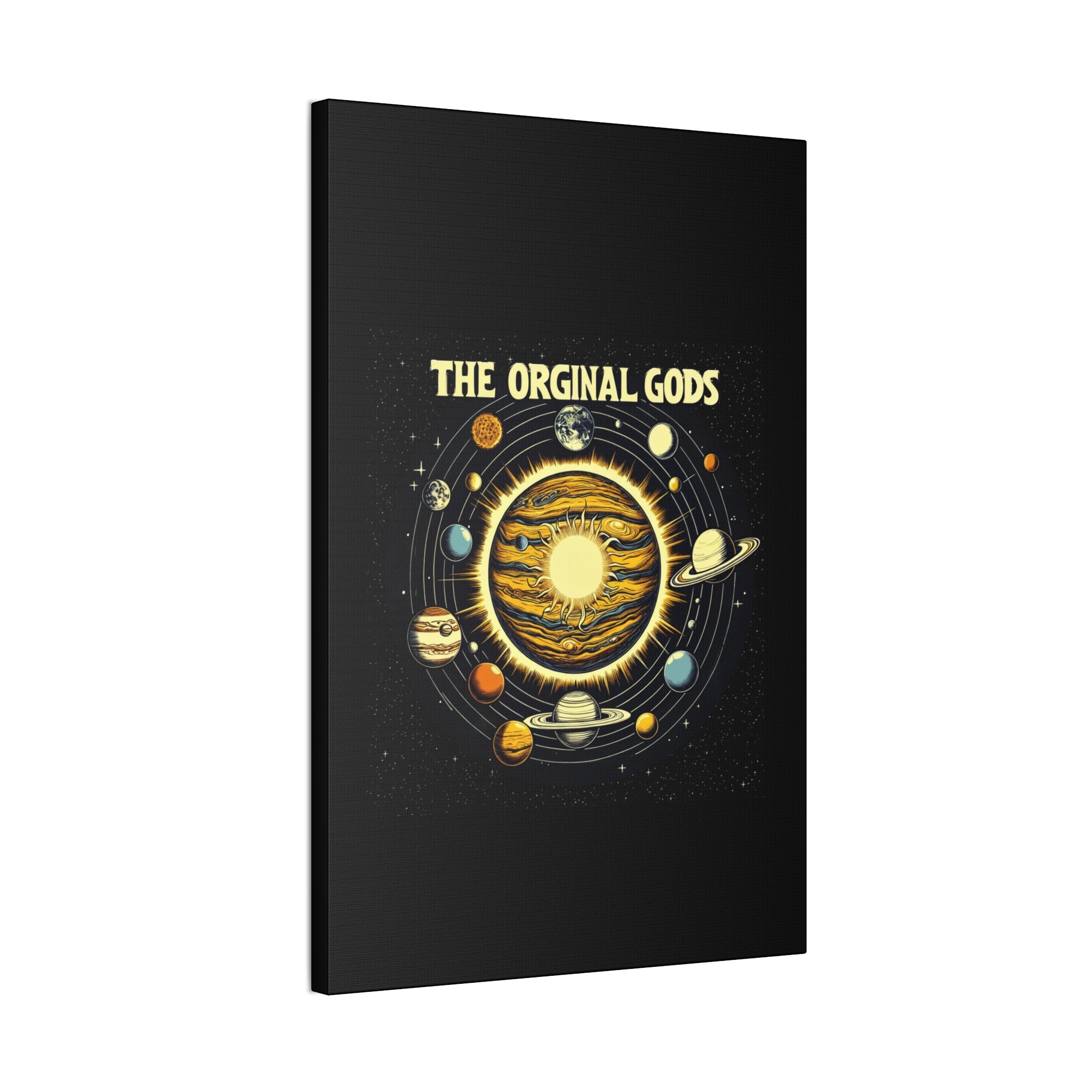 "The Original Gods" Canvas Wall Art — Classic Planetary Picture