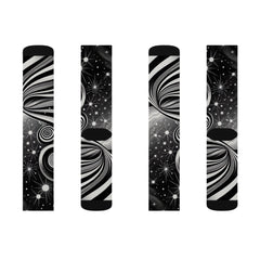 Cosmic Pattern Socks, Unique Sublimation Socks for Astronomers, Gift for Space Lovers, Black and White Starry Design, Stylish [...]