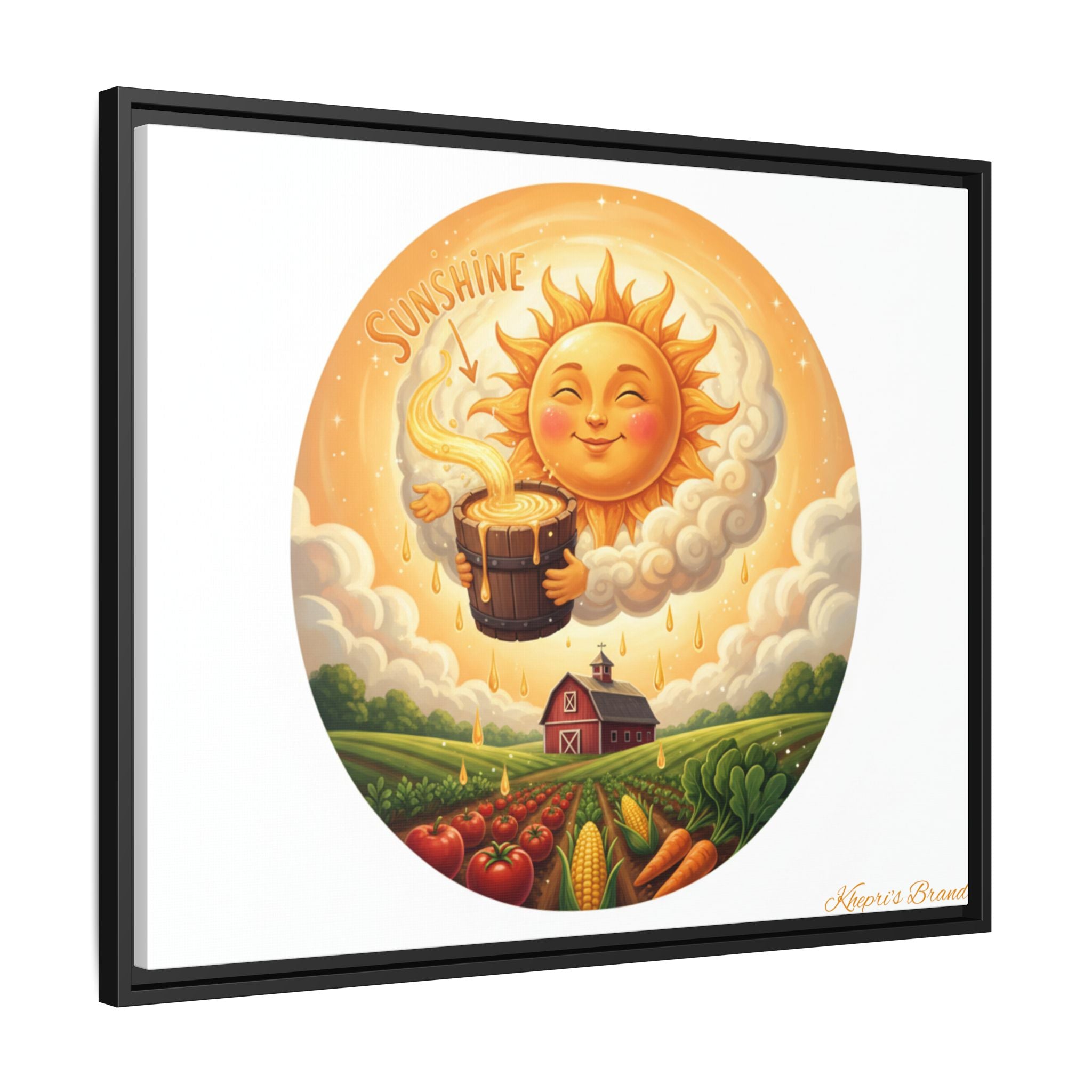 Sun Drip-Framed Matte Picture