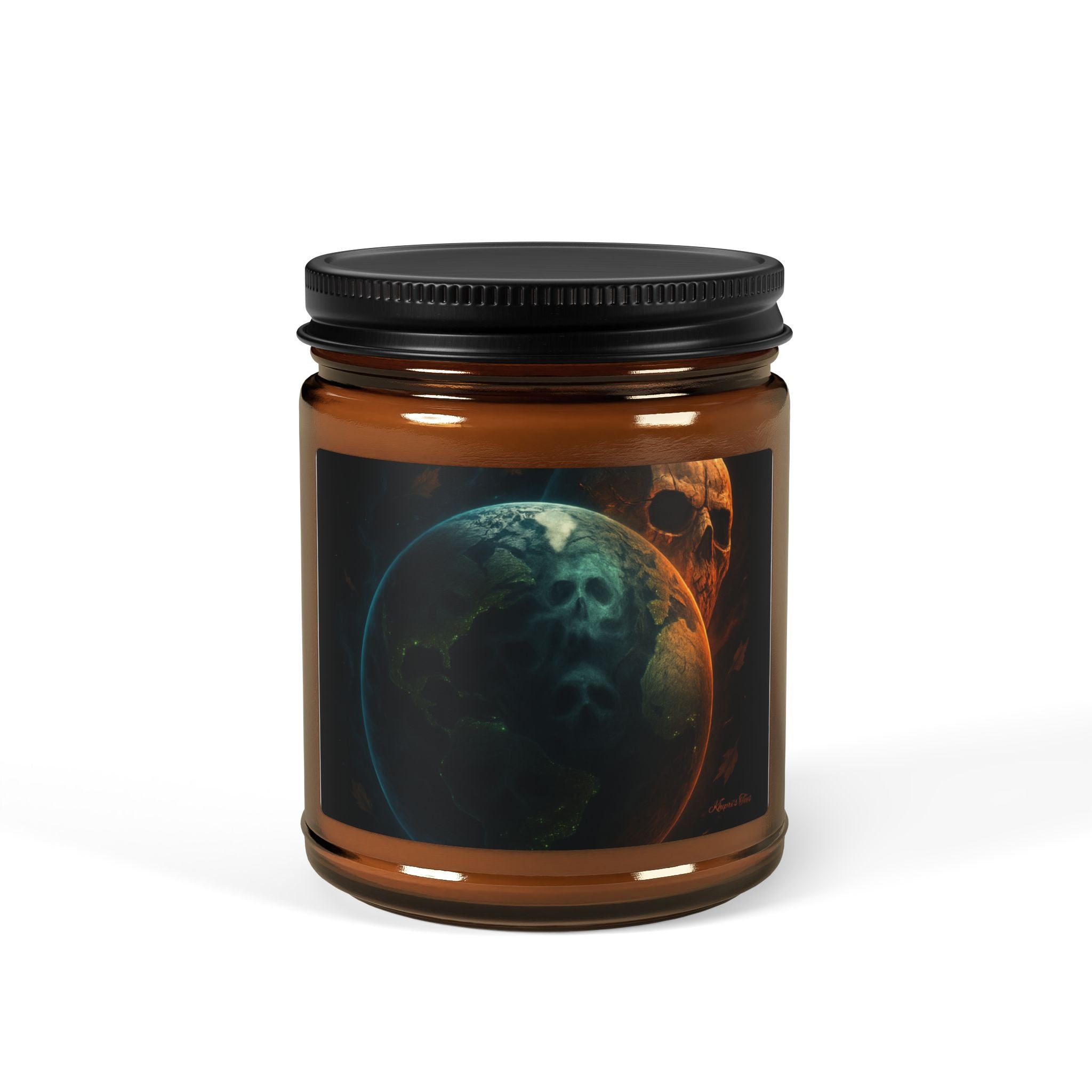 Monster Earth Monster Moon-Halloween  Scented Soy Candle, Autumn Decor, Cozy Home Fragrance, Spooky Gift, Fall Celebration