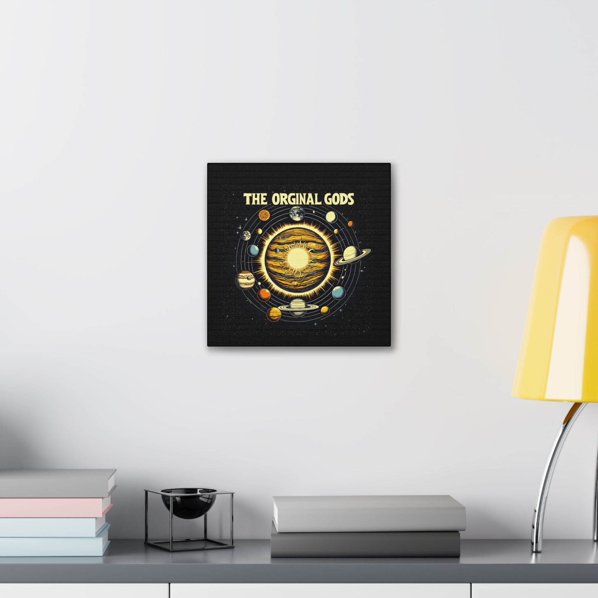 "The Original Gods" Canvas Wall Art — Classic Planetary Picture