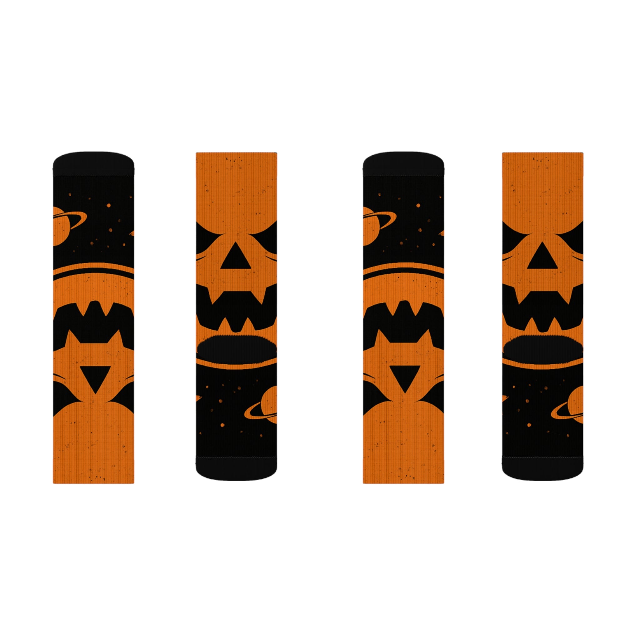 Halloween-Themed Sublimation Socks, Spooky Gift for Fall Festivals, Unique Autumn Accessories, Pumpkin Patterned Socks, Halloween [...]