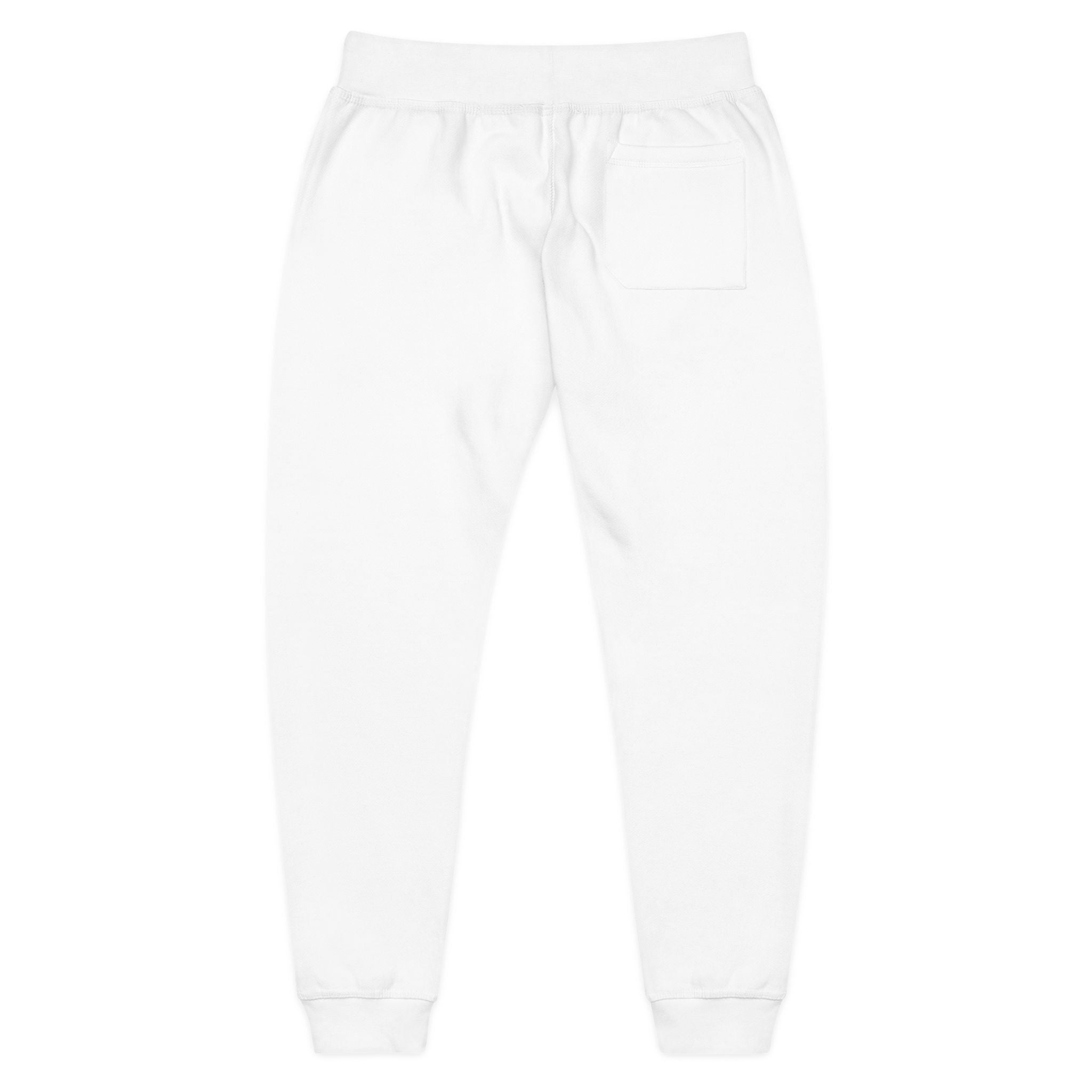 Cozy Unisex Fleece Sweatpants with Embroidery, Perfect for Lounging, Outdoor Activities, Gift for Him/Her, Personalized Relaxation Wear