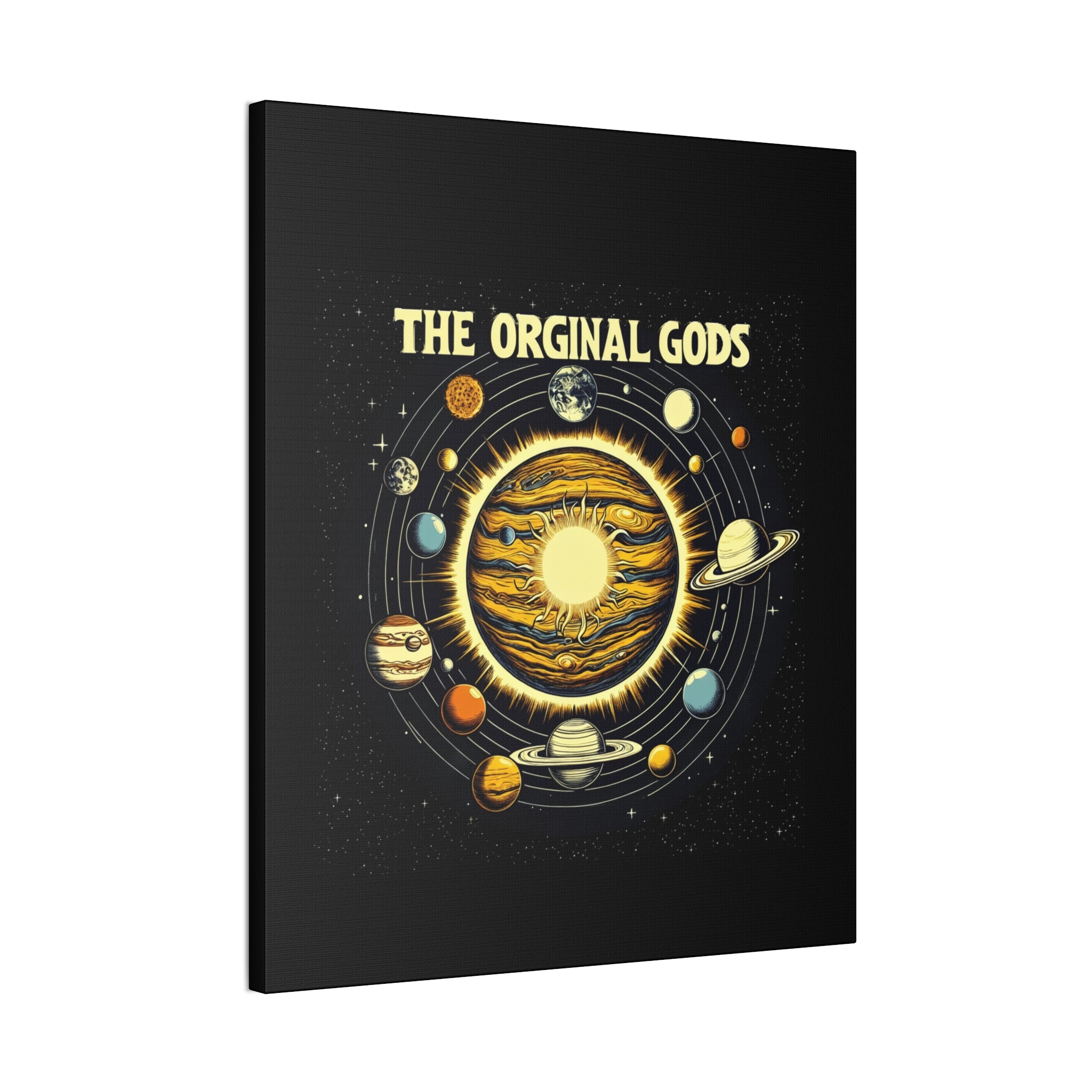 "The Original Gods" Canvas Wall Art — Classic Planetary Picture